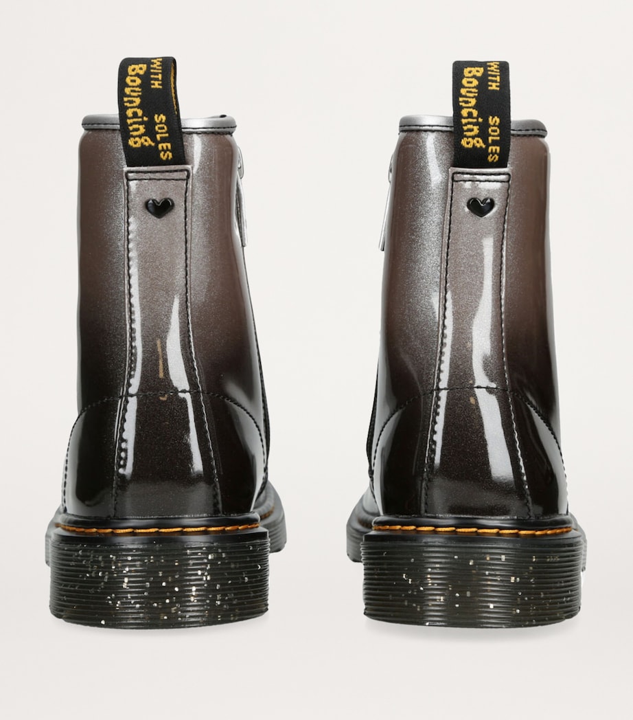 Dr. Martens Glitter 1460 Ankle Boots Silver Com Image 2