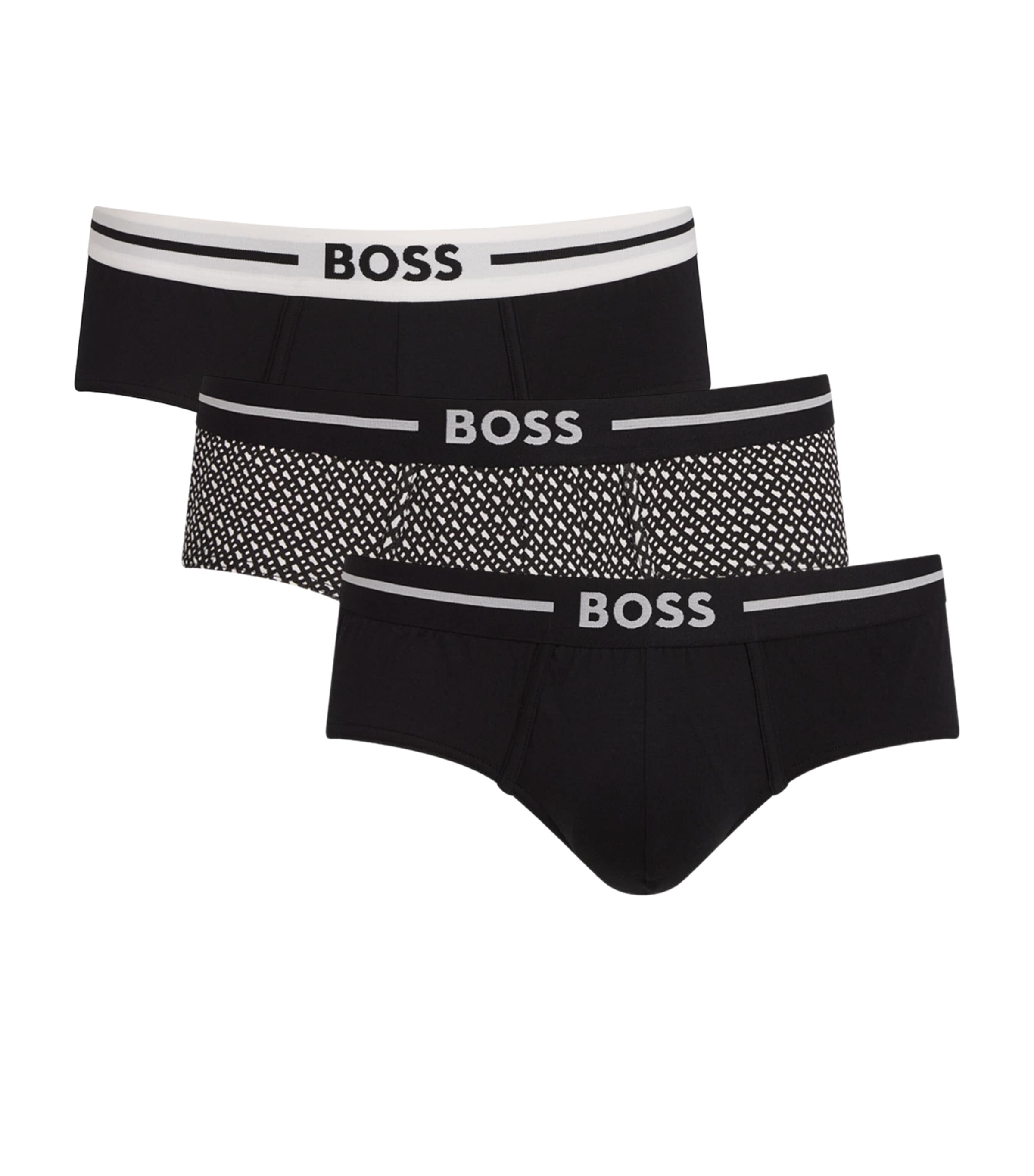 Hugo Boss Stretch-cotton Bold Briefs