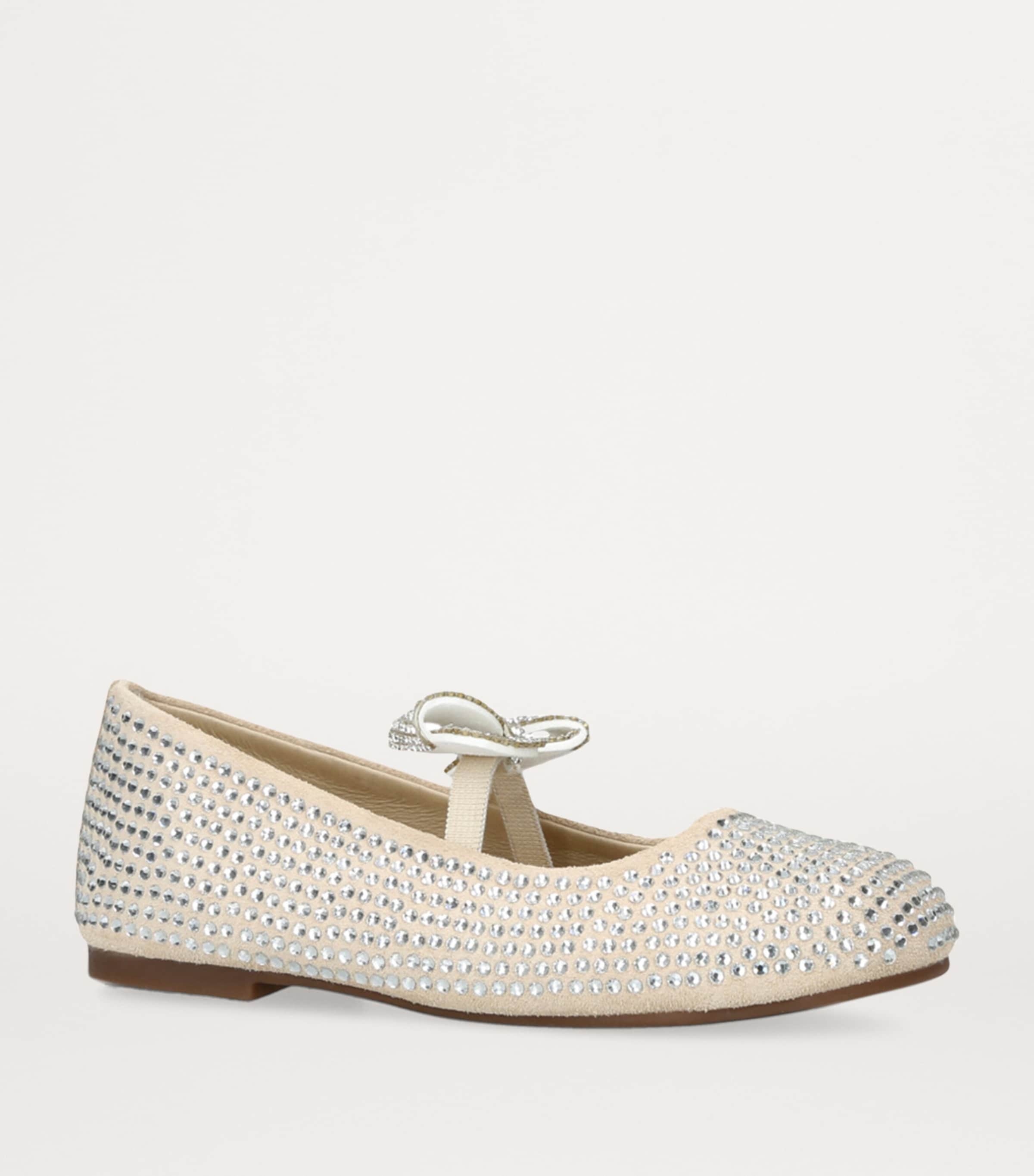 BabyWalker Embellished Ballerina Flats Beige Image 3