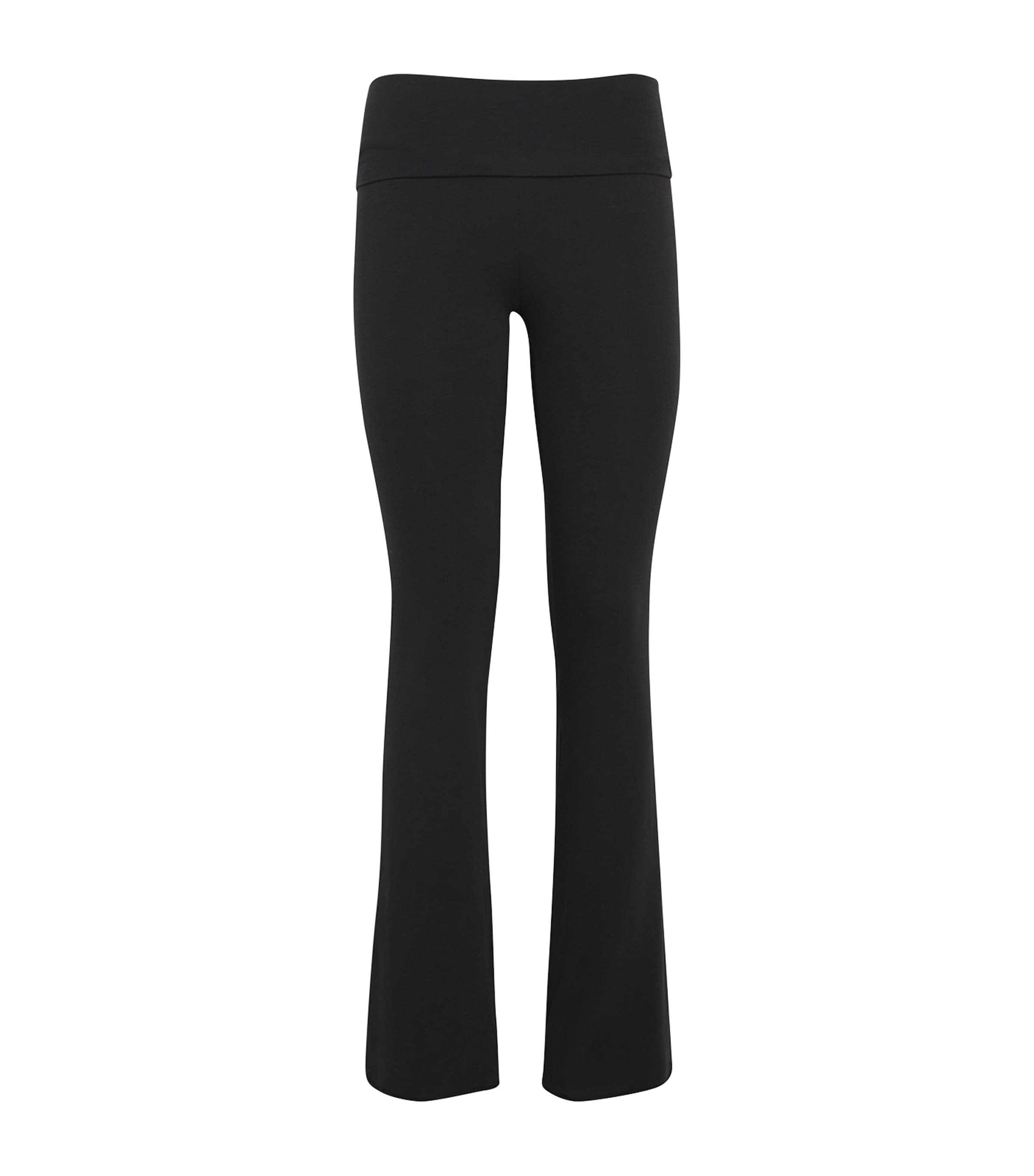 Cotton Jersey Foldover Trousers SOOT Image 1