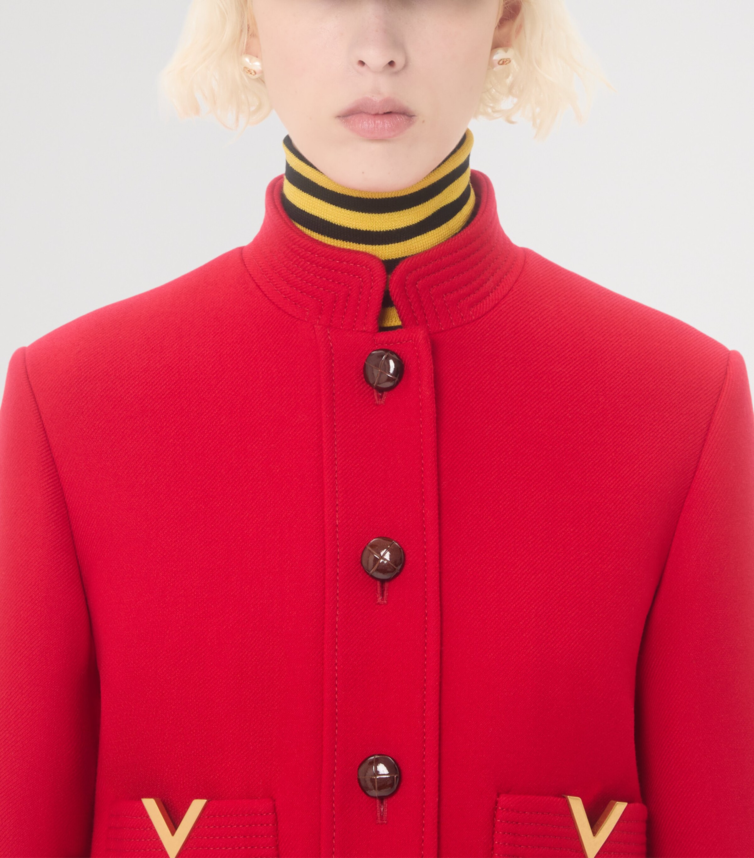 Wool-Silk Pea Coat 257 Image 7