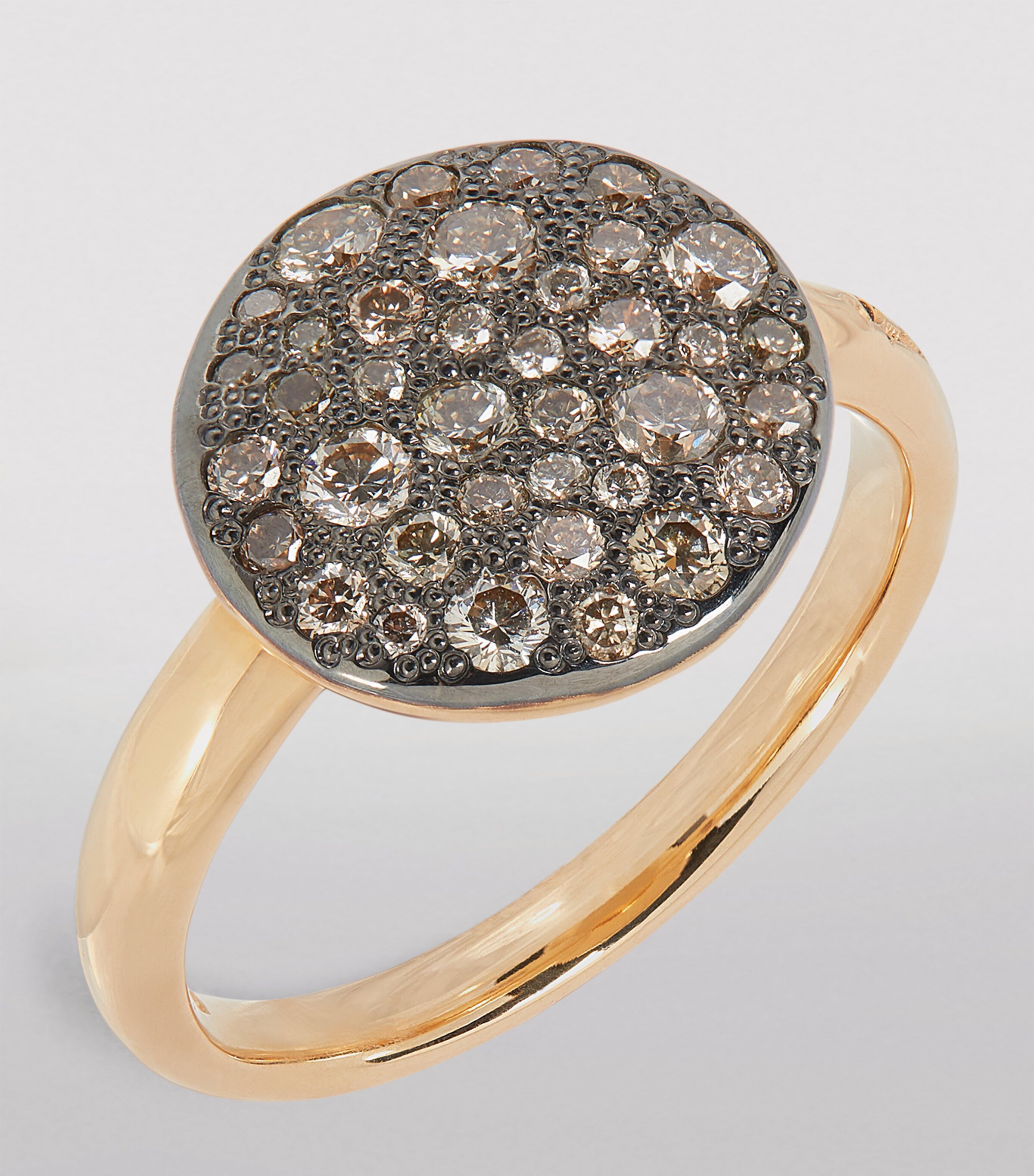 Rose Gold and Brown Diamond Sabbia Ring DBR00 Image 2