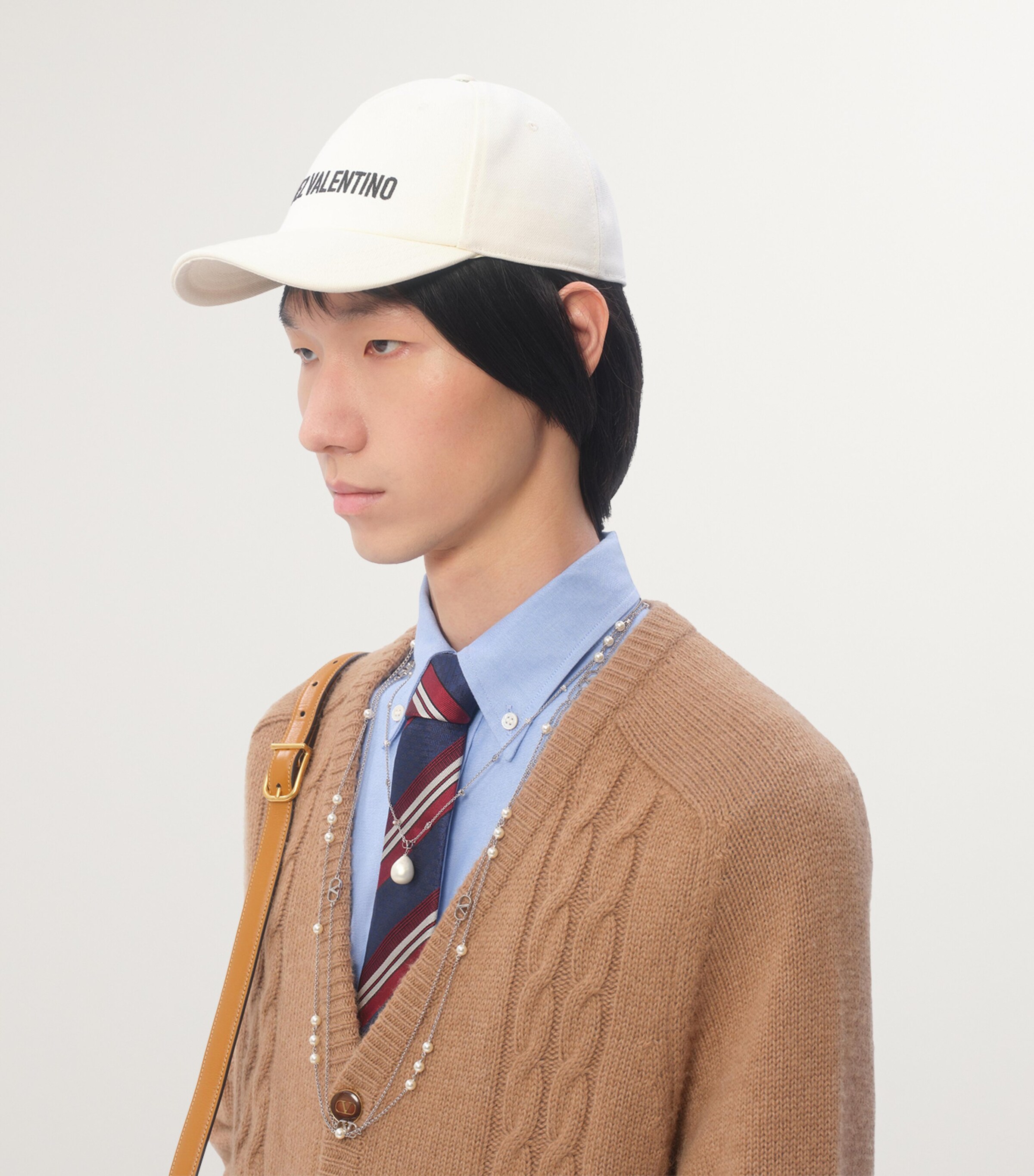 Cotton Chez Valentino Baseball Cap 0AN Image 5