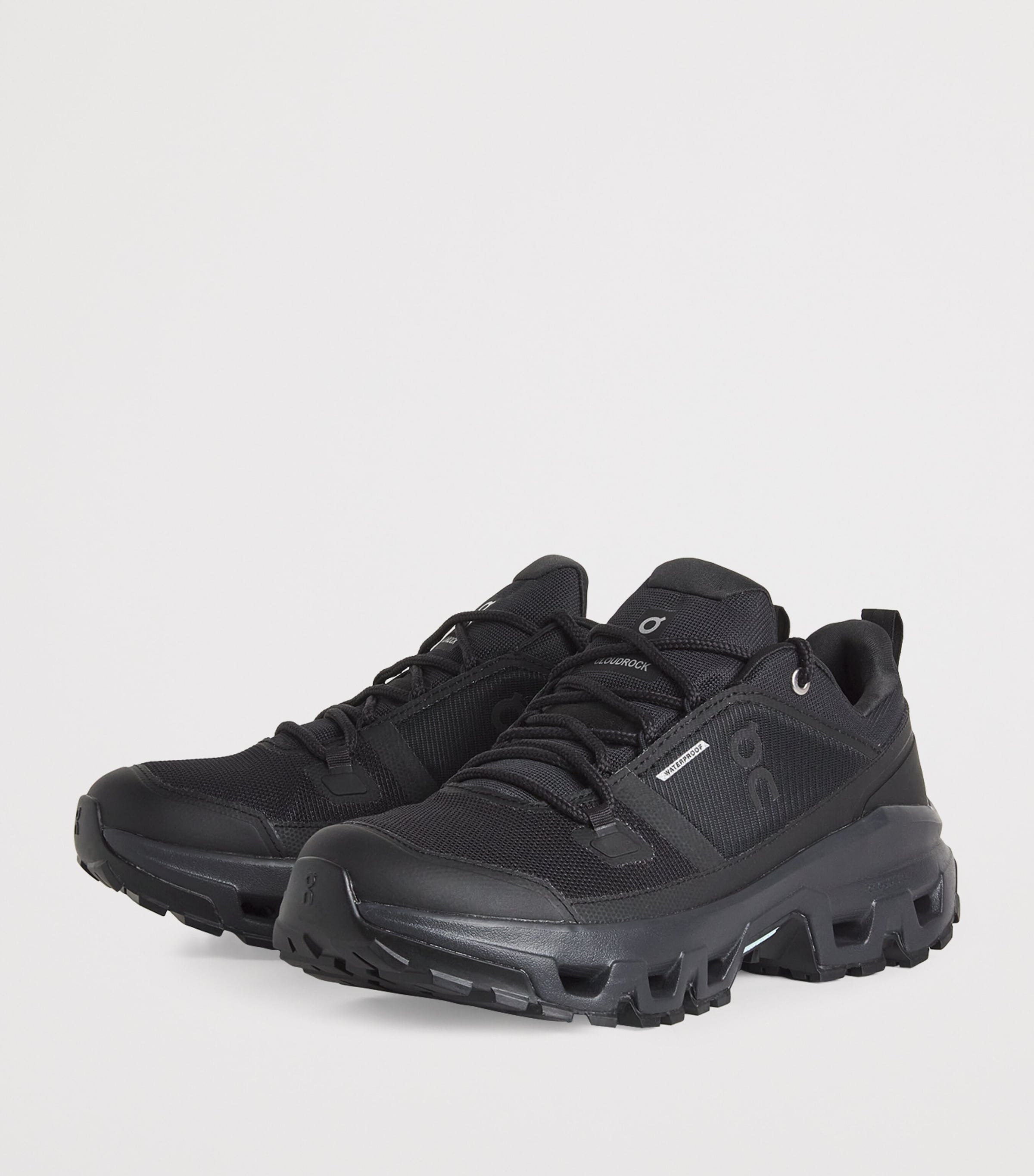 Waterproof Cloudrock Hiking Trainers BLACK | BLACK Image 2