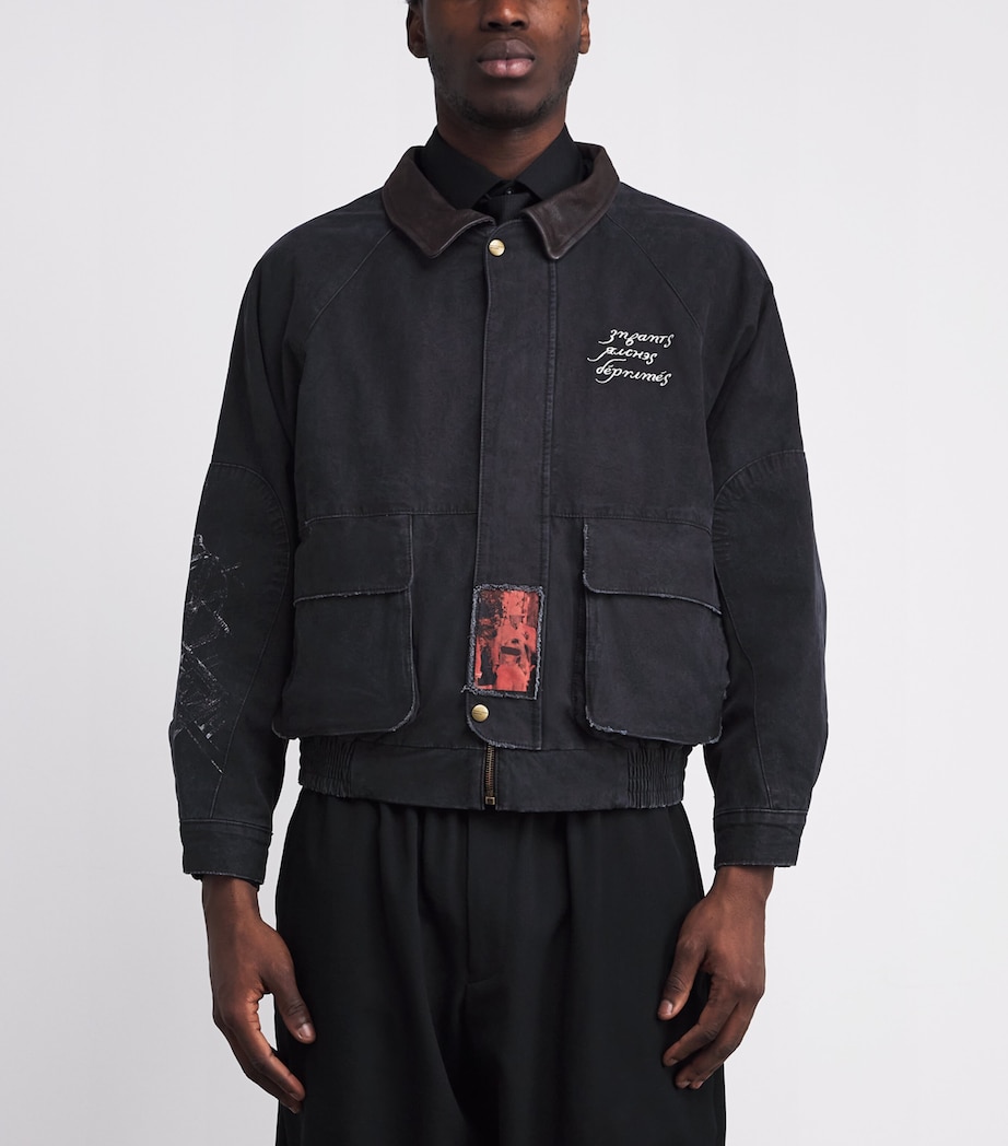 Cotton Constructivist Hunting Jacket FADED BLACK Image 3