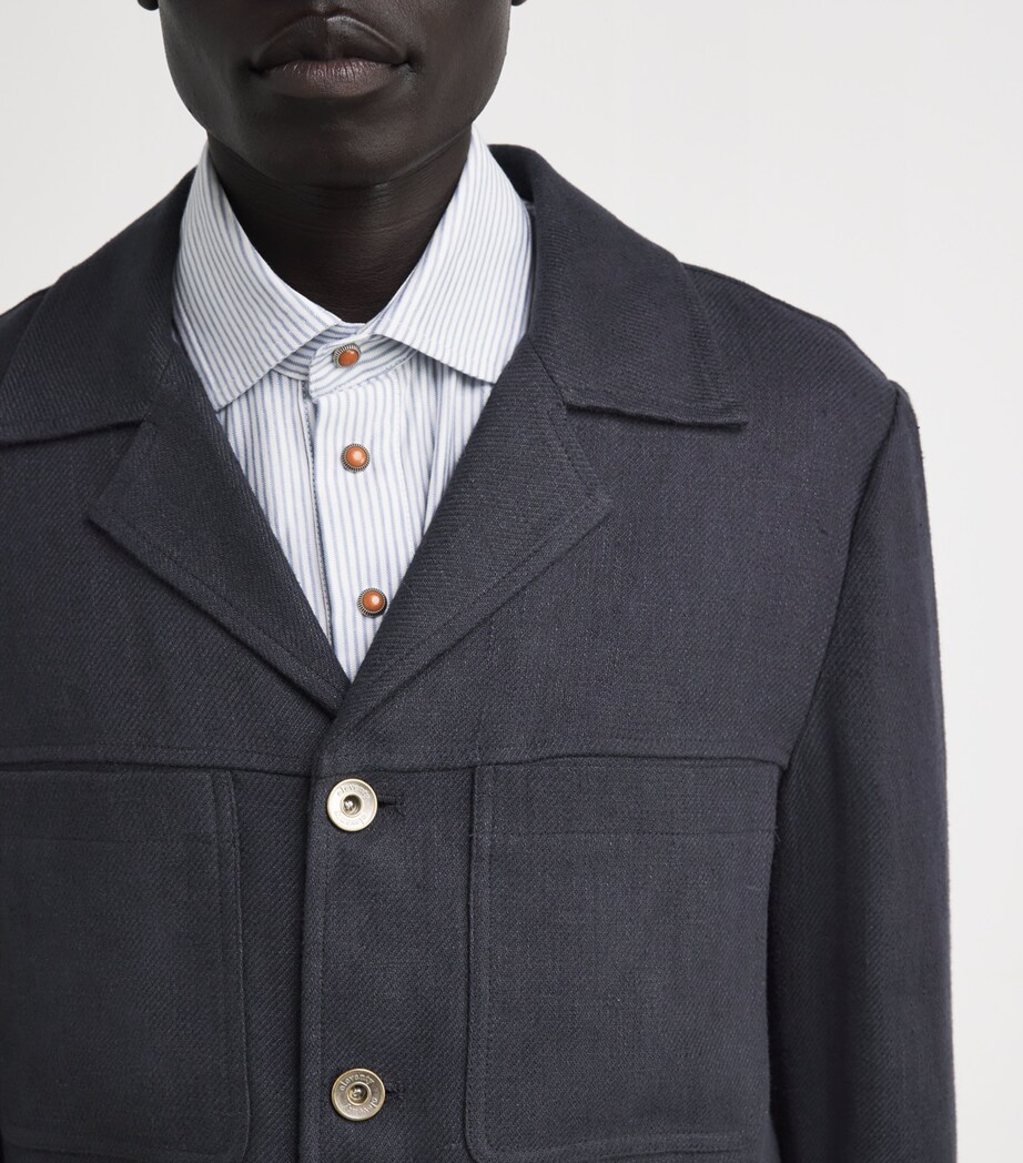 Linen Jacket NERO Image 6