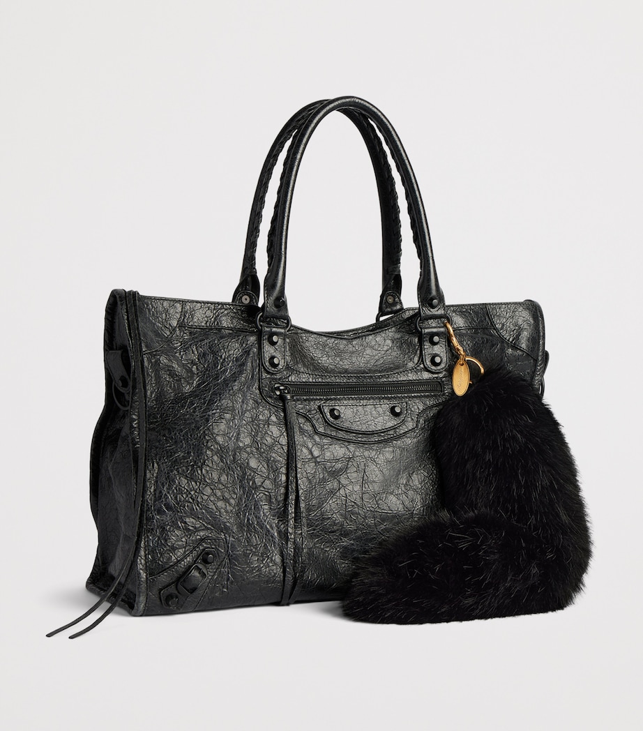 Balenciaga Fur Tail Bag Charm Image 2