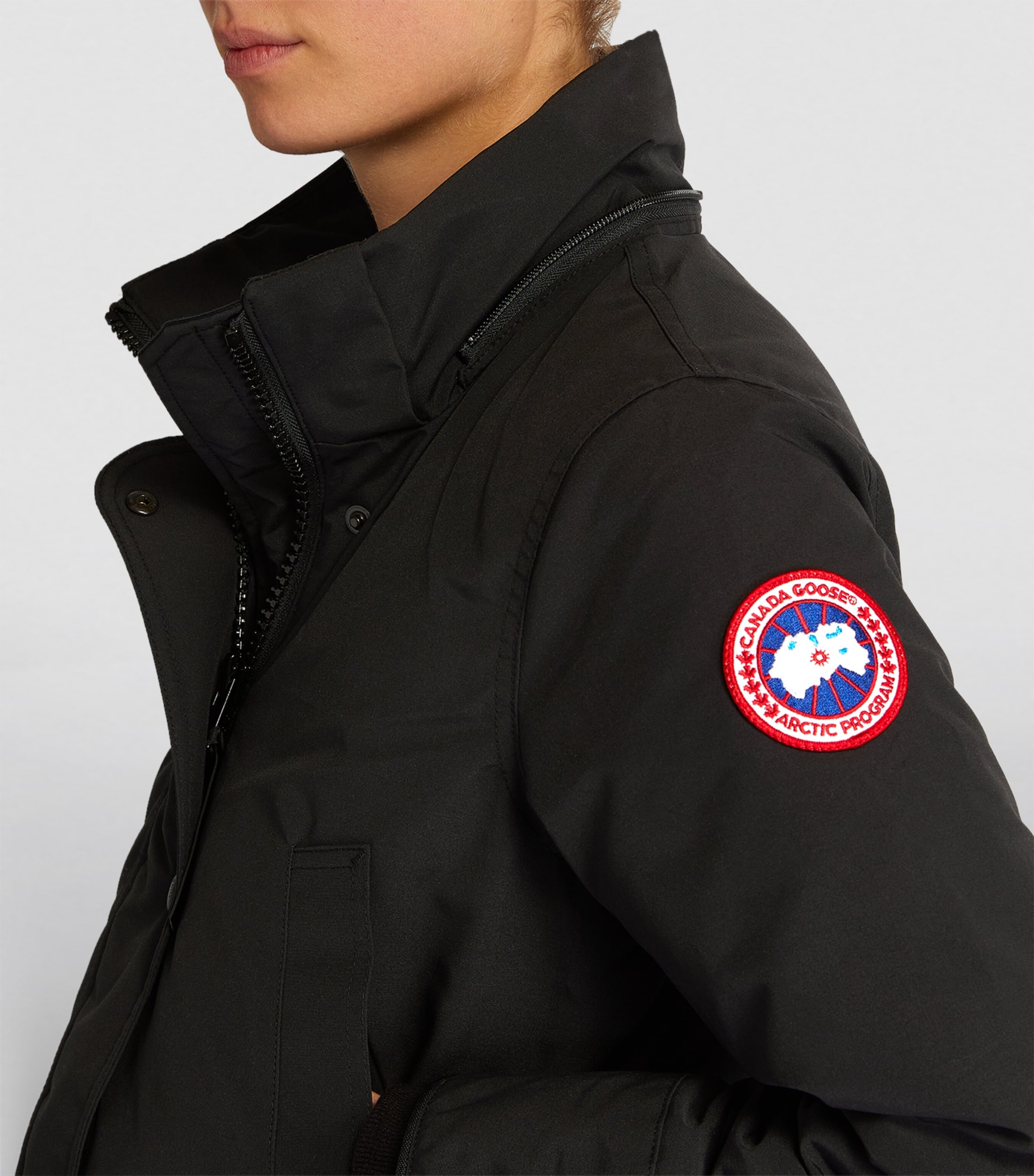 Canada Goose Womens Trillium Parka Black Noir Image 6
