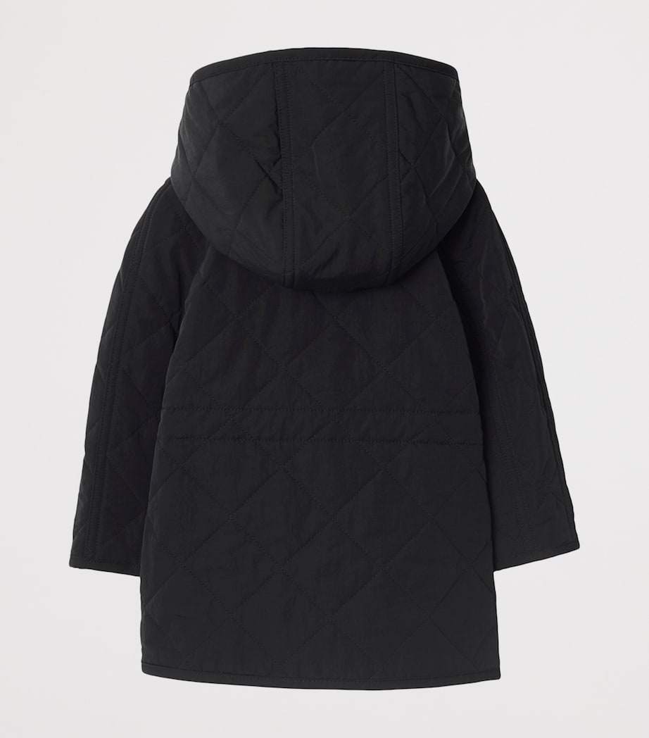 Quilted EKD Coat (6-24 Months) BLACK Image 2