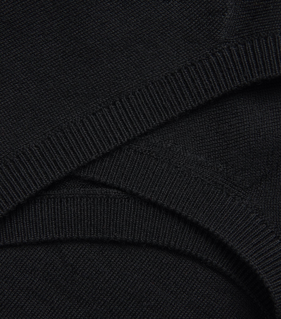 Theory Womens Wool Tank Top Black Image 6