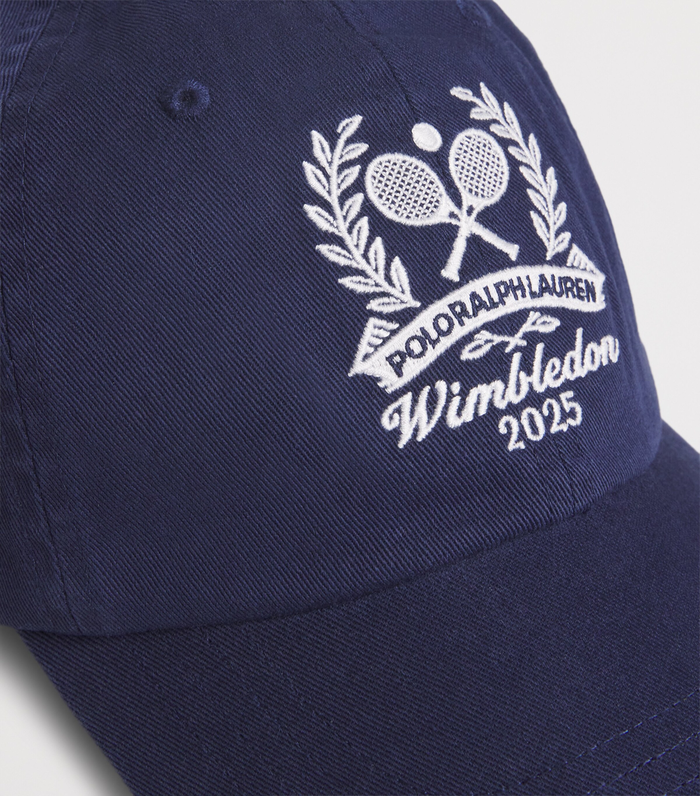 Ralph Lauren x Wimbledon ロゴ キャップ 刺繍入り RLX Ralph Lauren x Wimbledon Cotton Logo Cap | Harrods US