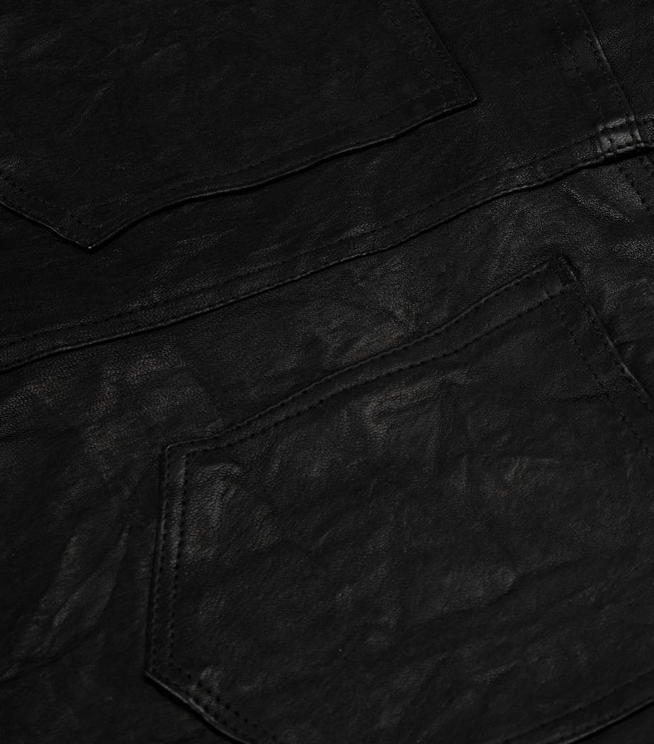 Hoxton Stretch Leather Pant BLACK BLACK Image 6