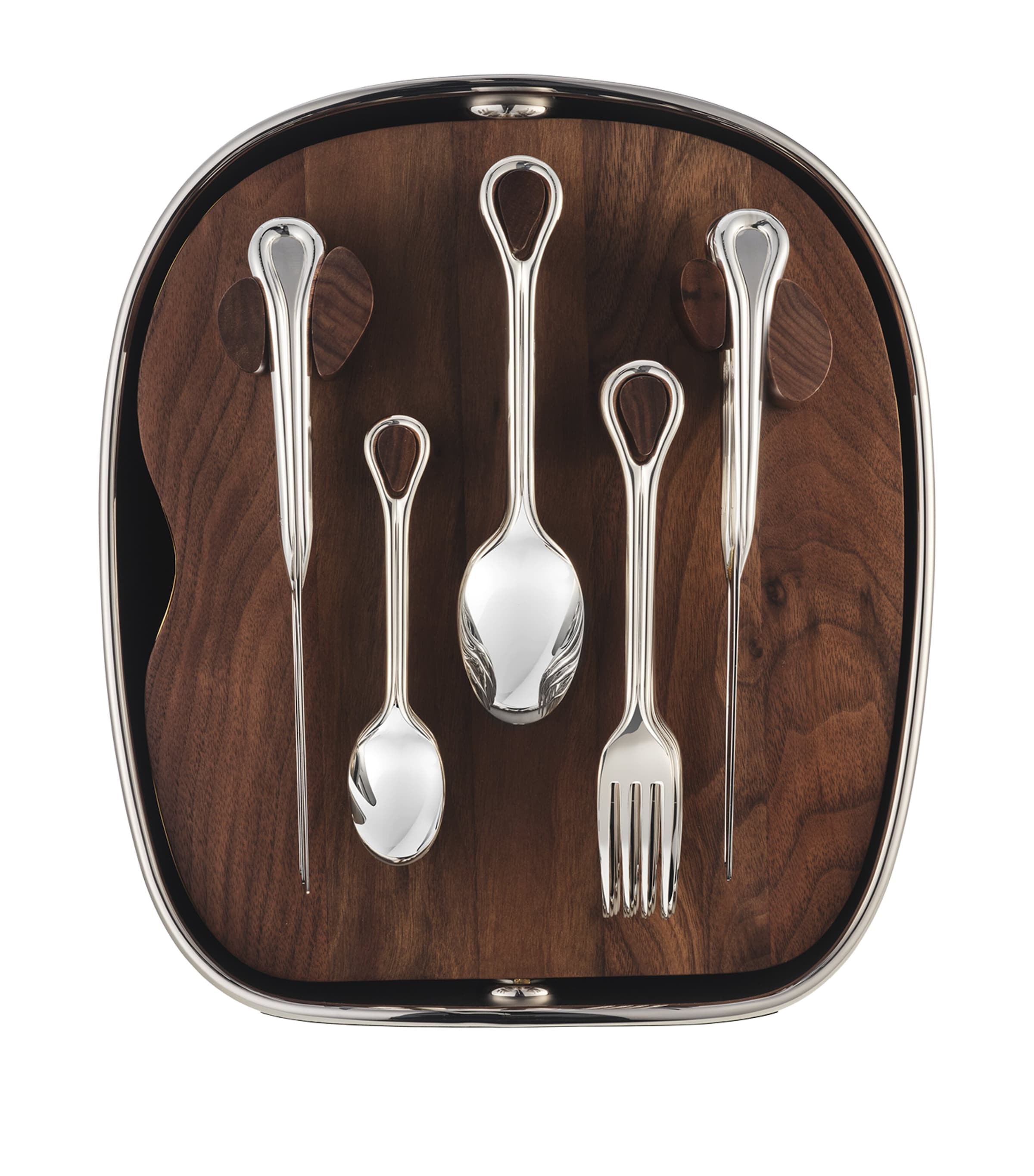 Silver-Plated Shell Carrousel Cutlery Set SILVER Image 2