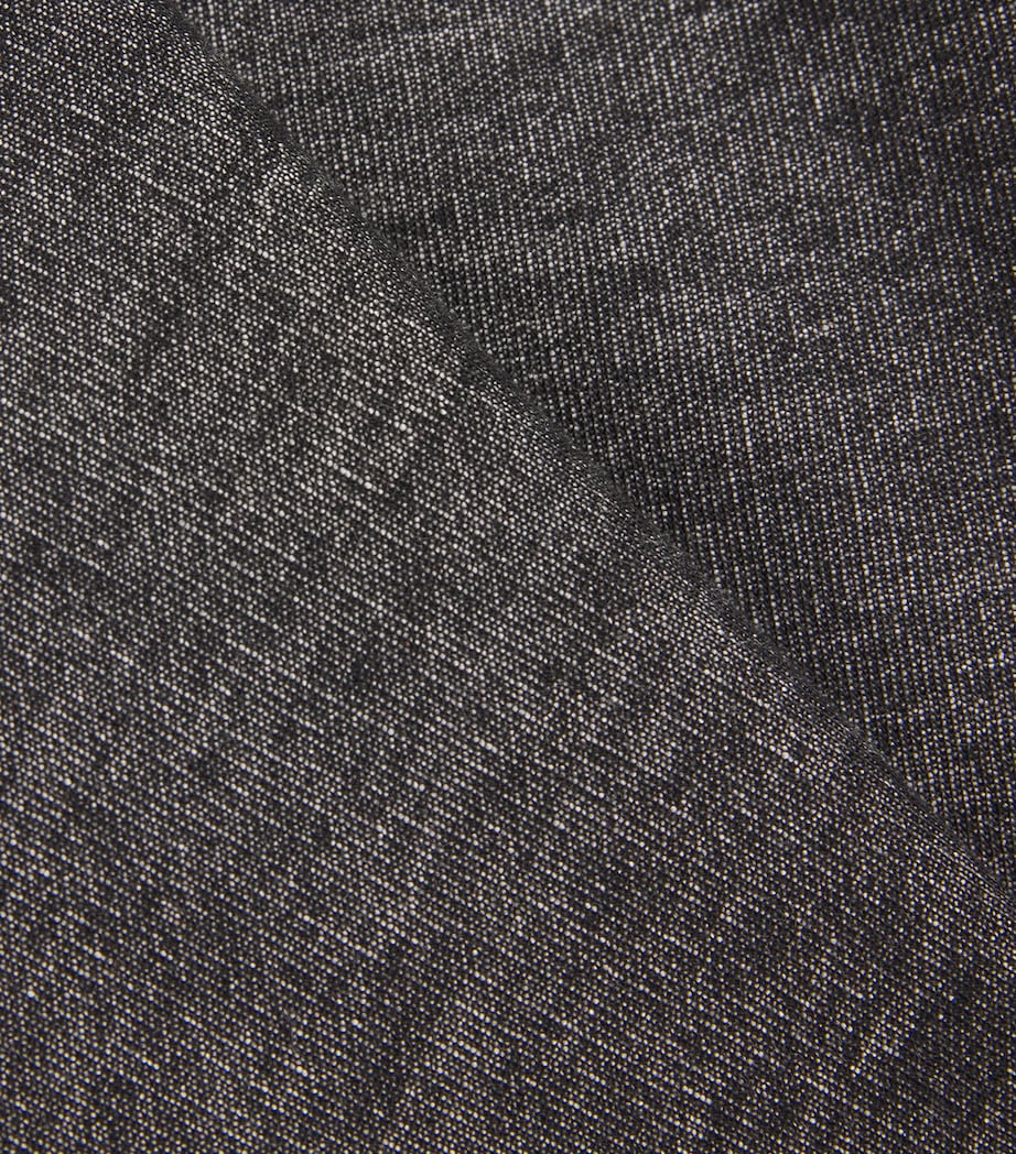 Stretch Cotton Jersey Midi Dress DARK GREY Image 5