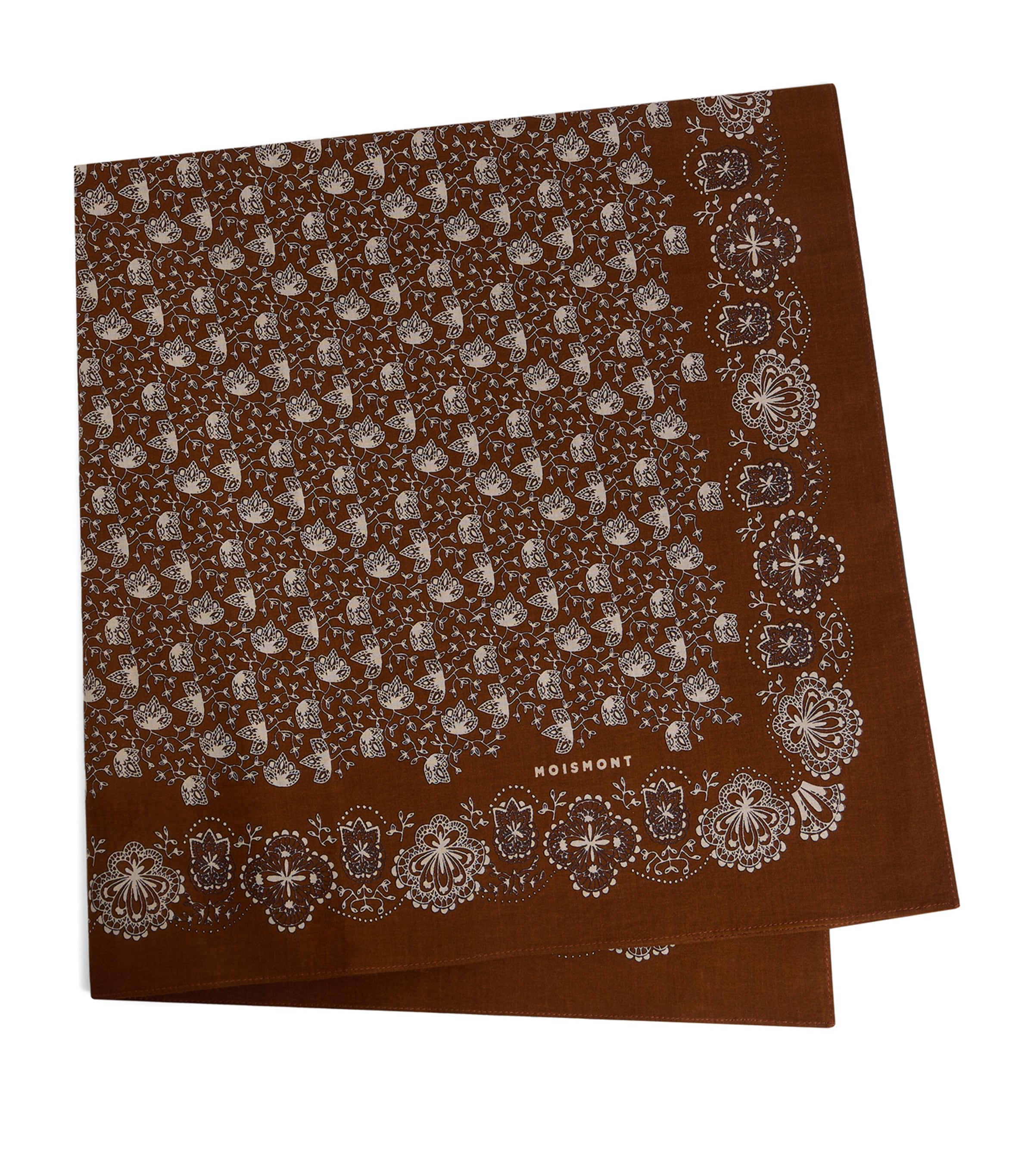 Bonpoint Floral-pattern Foulard In Brown