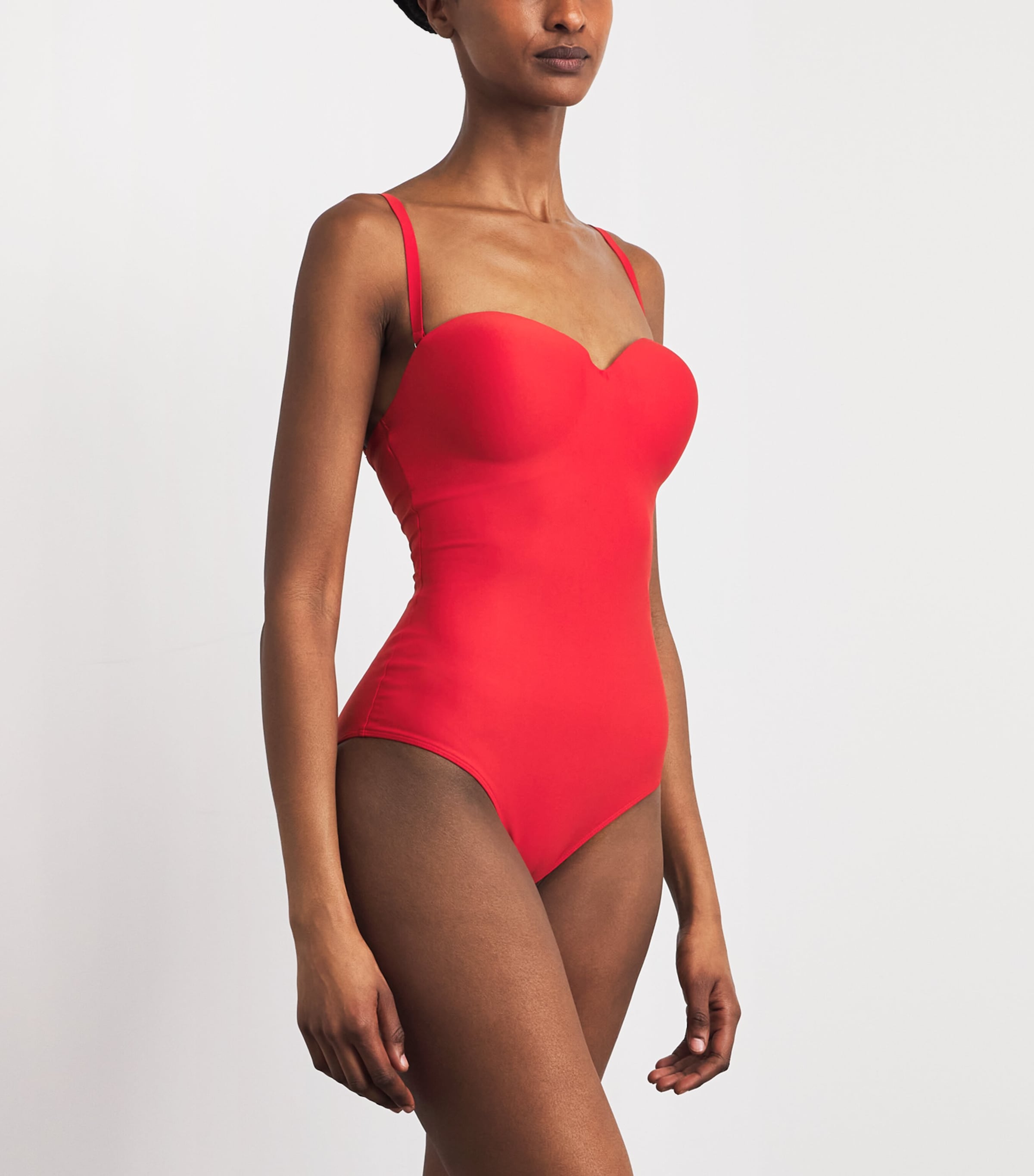 Wolford Womens Mat de Lux Form Swimsuit Flame Image 2