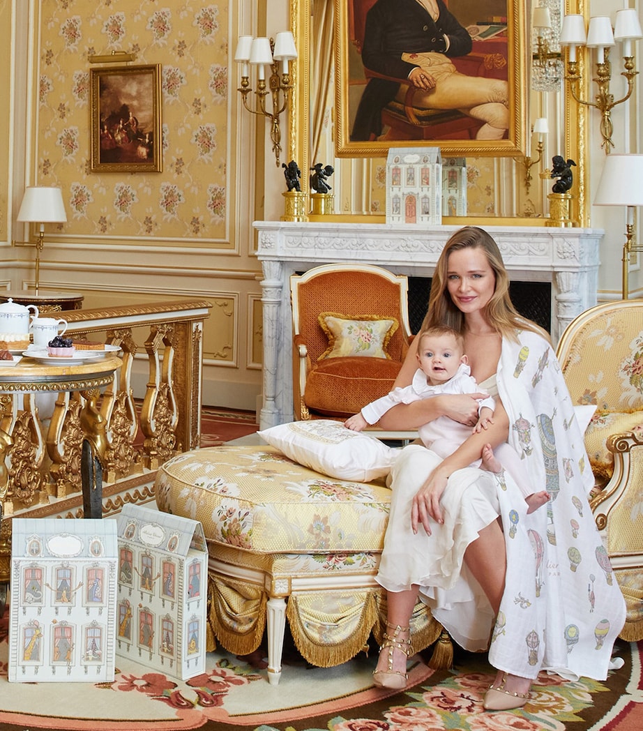 Hot Air Balloon Blanket and Bib Set MULTI Image 8