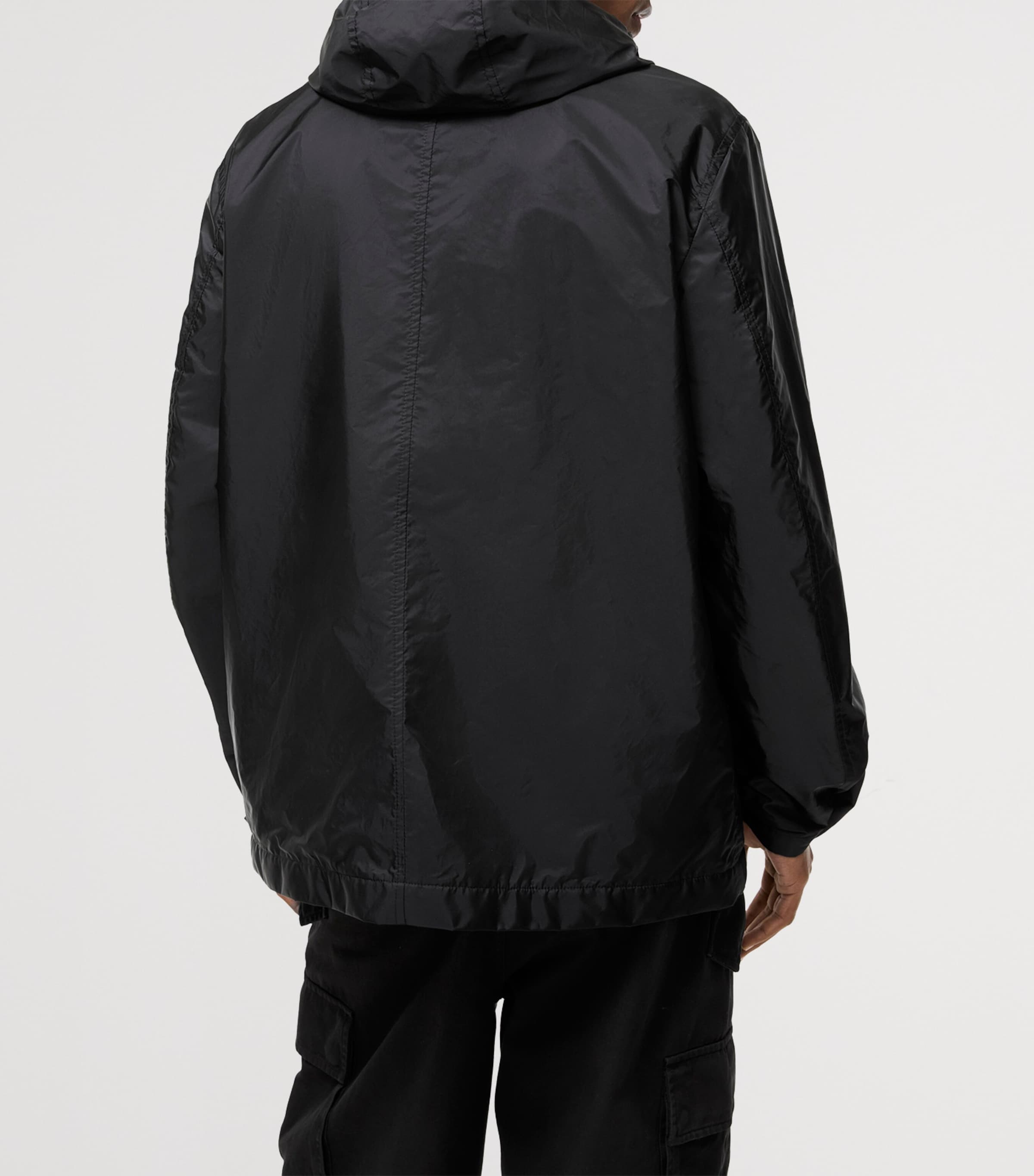 Burberry Mens Hooded Pembrey Jacket Black Image 3