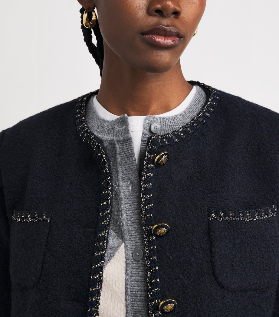 Tweed Jacket NAVY BLUE Image 6