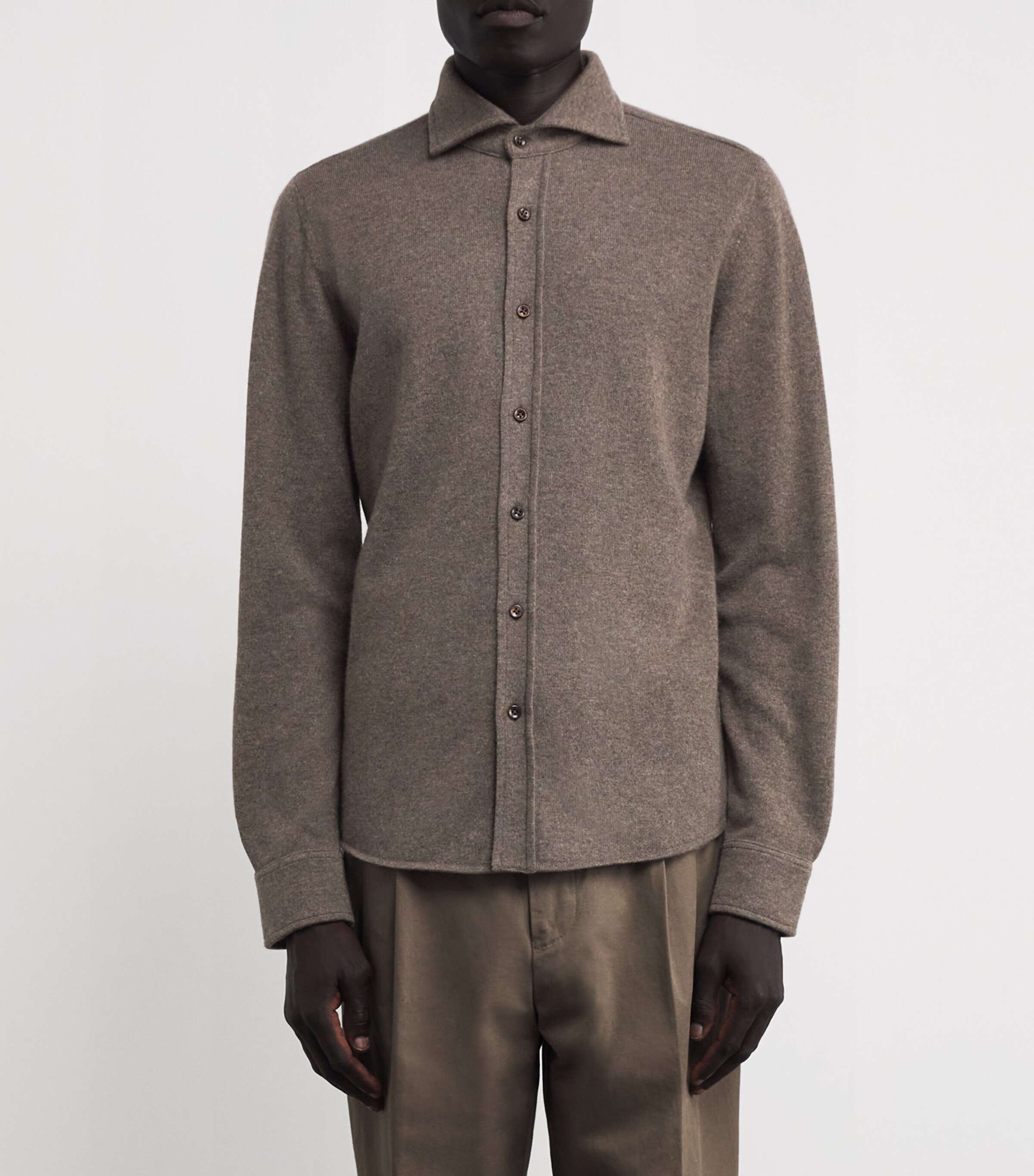 Fioroni Cashmere Mens Cashmere Overshirt Peruvianot.unita Image 3