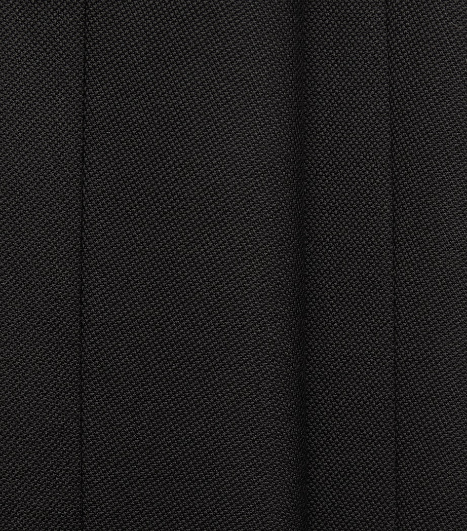 Wooyoungmi Mens Wool Straight Trousers Black Image 6