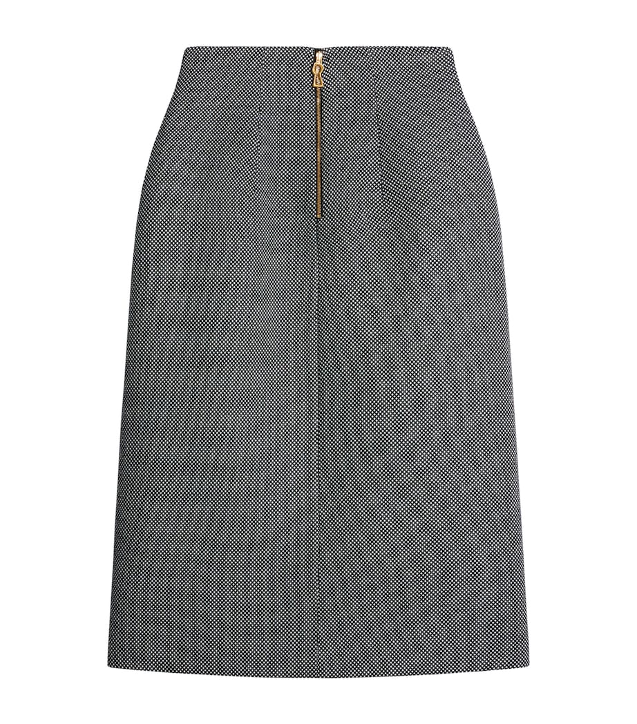 Schiaparelli Womens Asymmetric Split Midi Skirt Grey Image 2