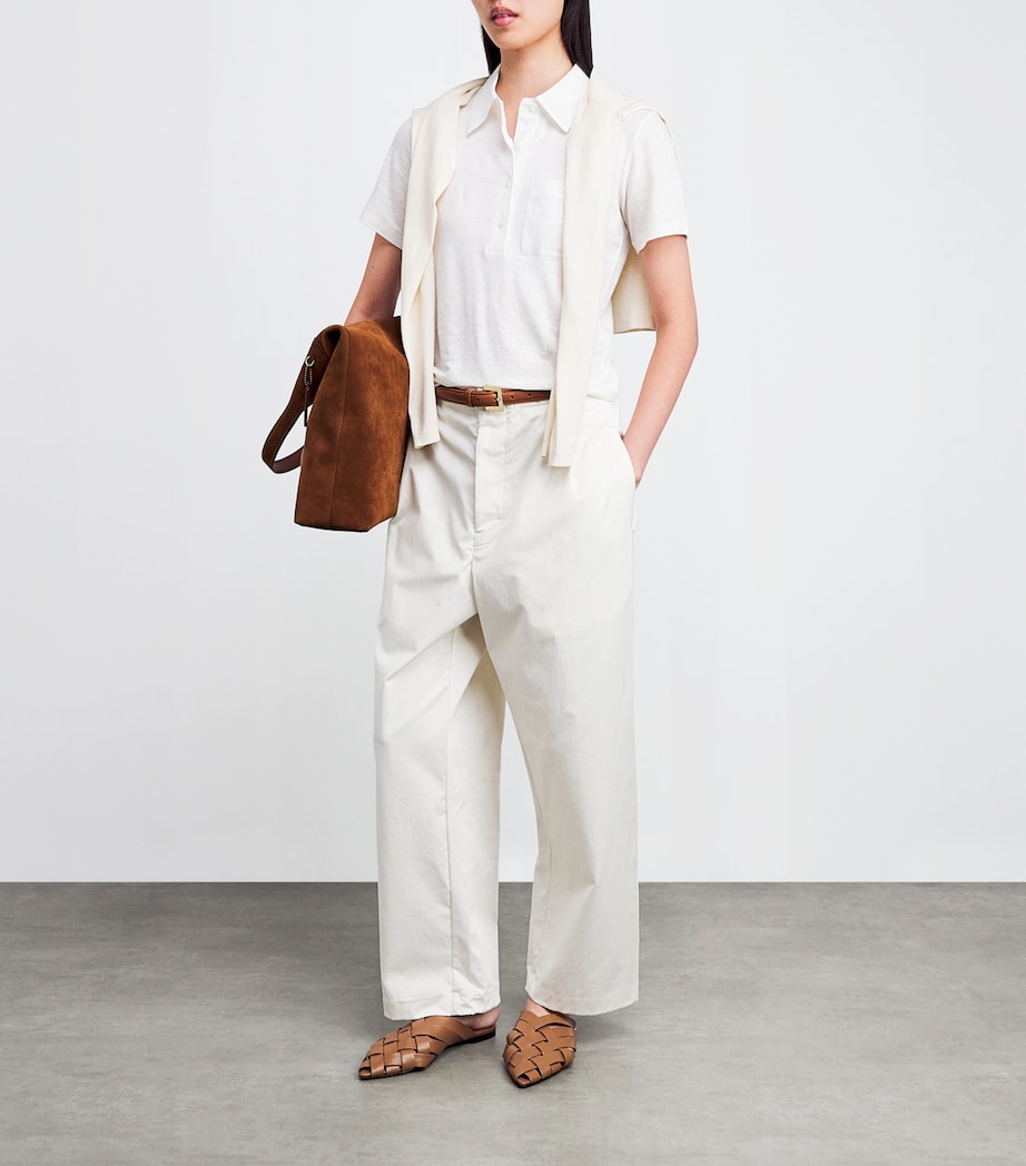 Leather Eve Flats BROWN Image 6