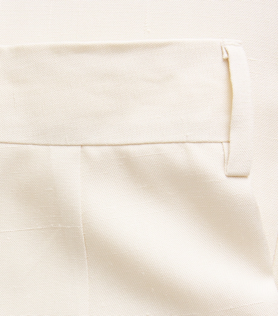 Linen-Cotton Tailored Trousers BUT179 BUTTER Image 5
