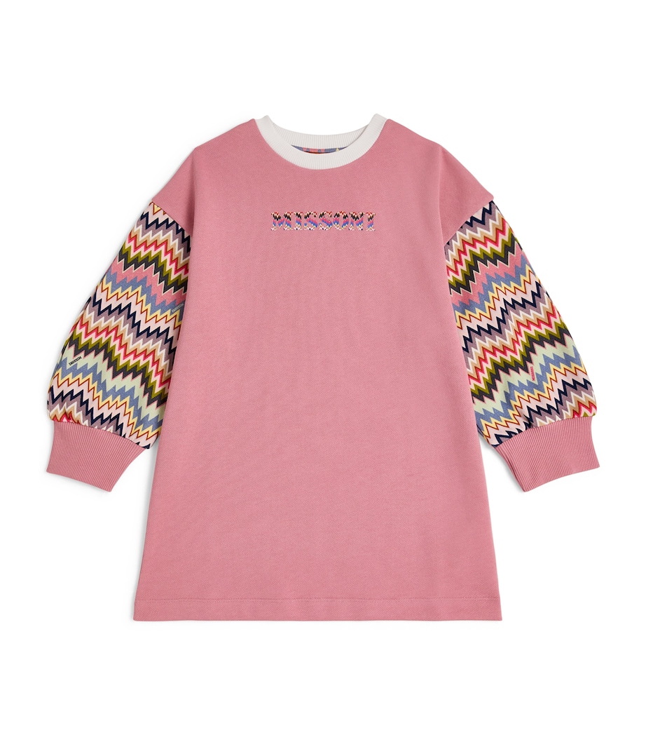 Missoni Kids Zigzag Dress (4-14 Years) Fard Image 1