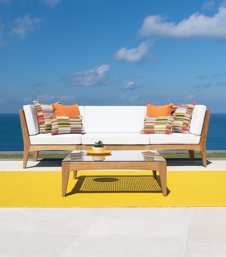 Indian Ocean Cove Modular Outdoor Centre Lounge Chair White Image 7