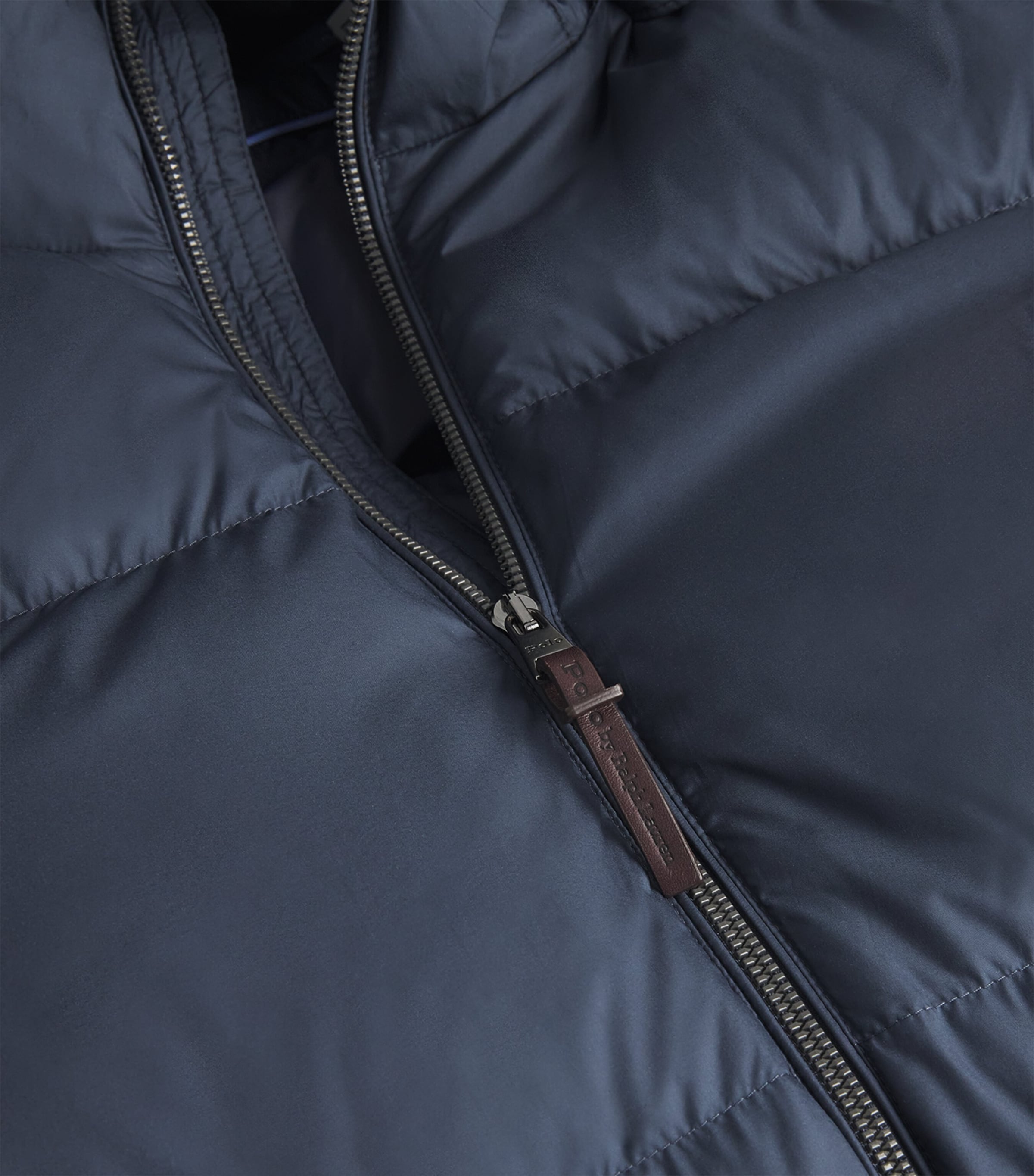 Down Detachable-Hood Puffer Jacket NAVY Image 5