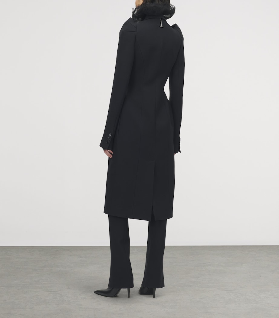Wool-Blend Structured Coat 1000 Image 3