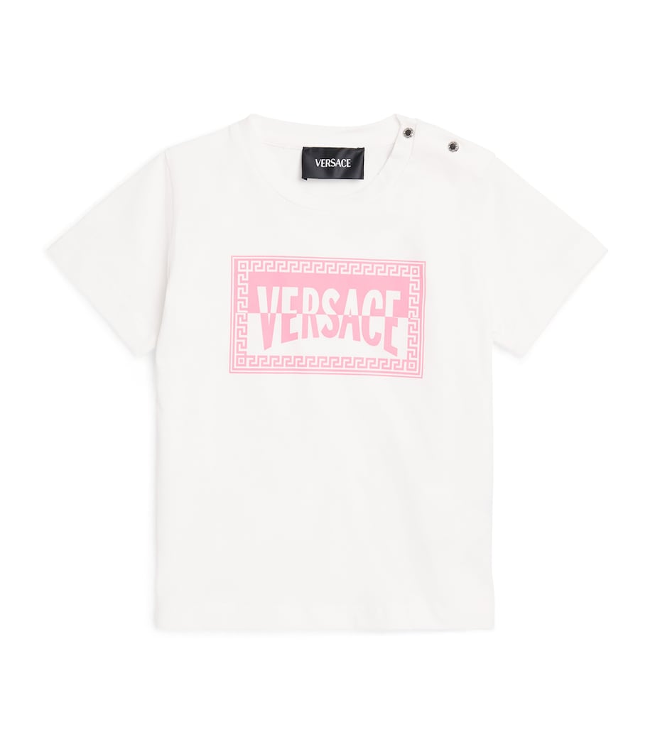 Versace Kids Logo Print T-Shirt (6-14 Years) Image 1