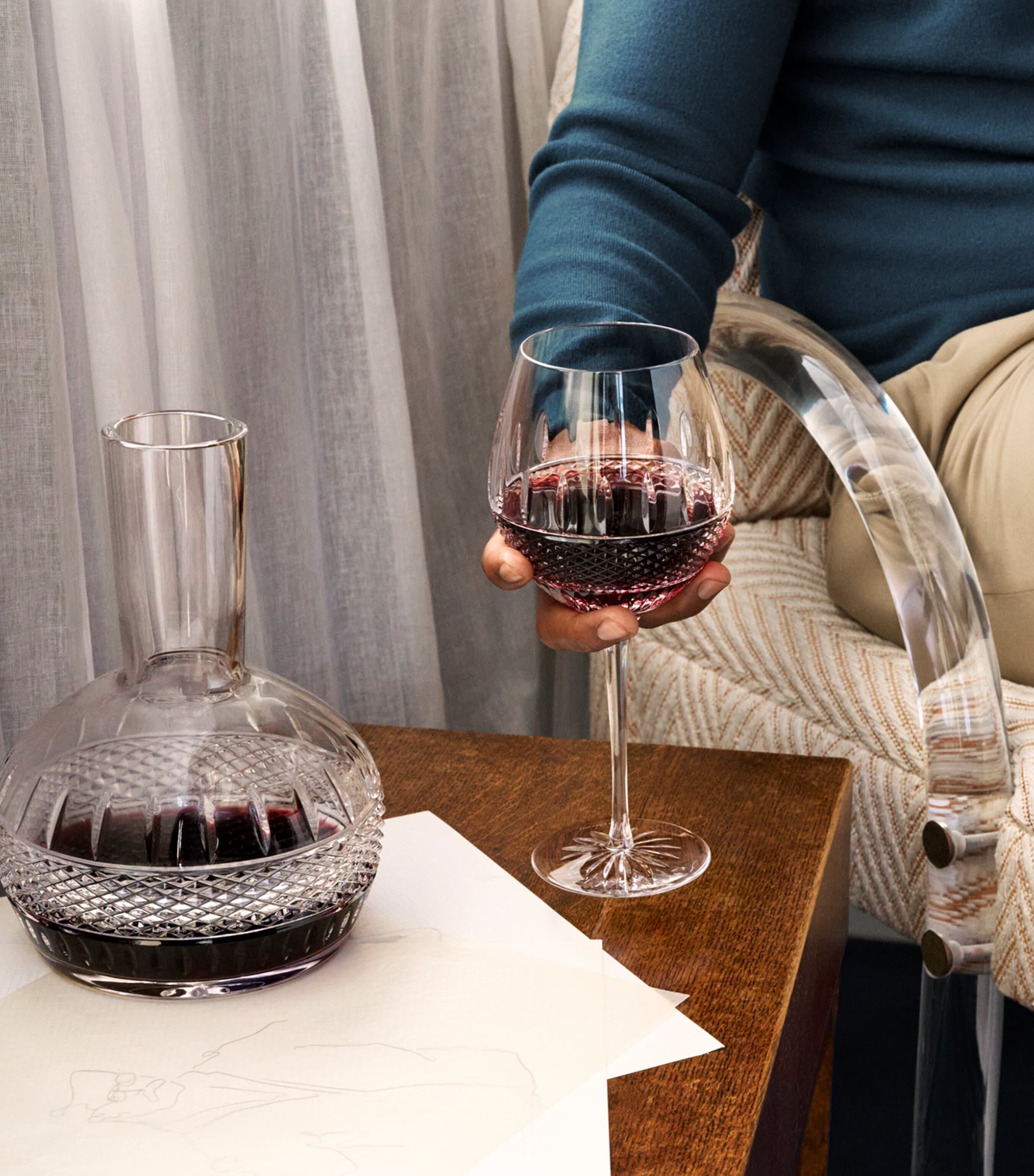 Irish Lace Decanting Carafe (1.7L) CLEAR Image 2