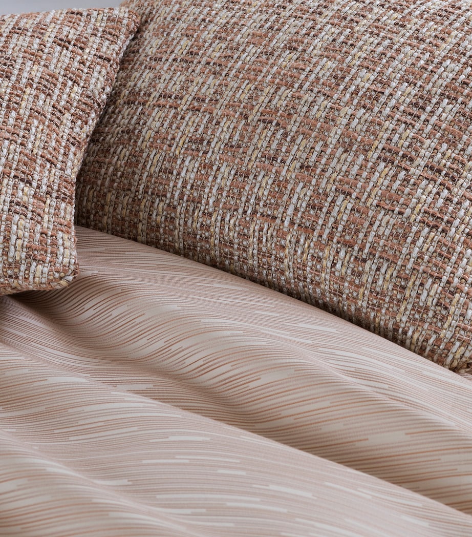Frette Tweed Decorative Cushion Cover (30cm x 40cm) Misty Blush Image 3
