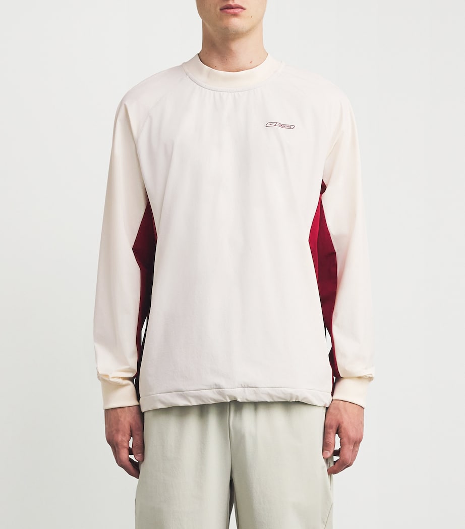 x Reebok Logo Windbreaker CHALK Image 3