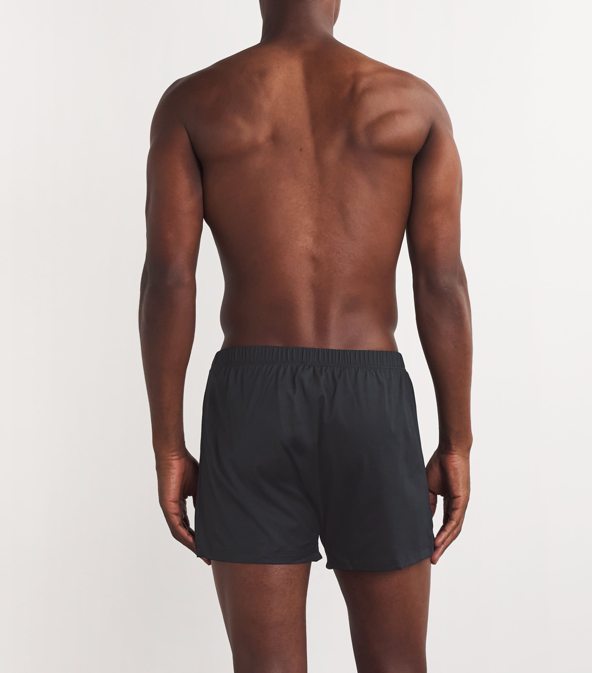 Cotton Sporty Boxers 199 BLACK Image 3