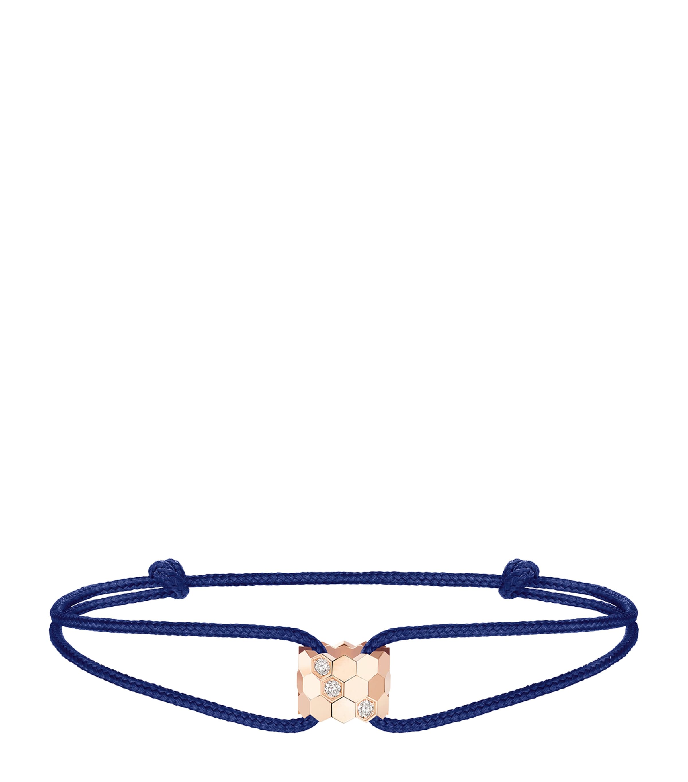 Chaumet Rose Gold And Diamond Bee My Love Bracelet In Blue