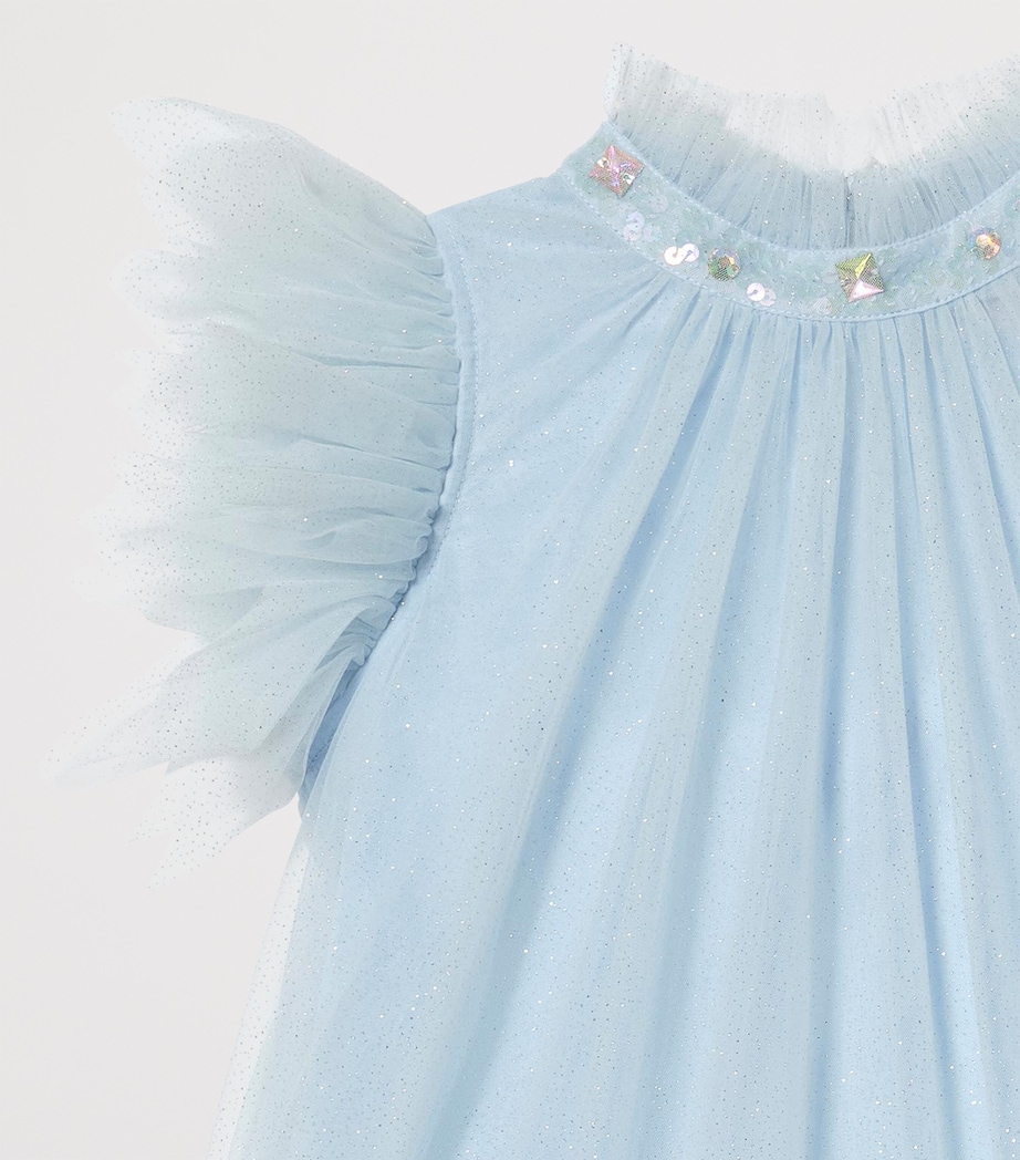 Tutu Du Monde Tulle Dahlia Dress (12-14 Years) Illusion Blue Image 4