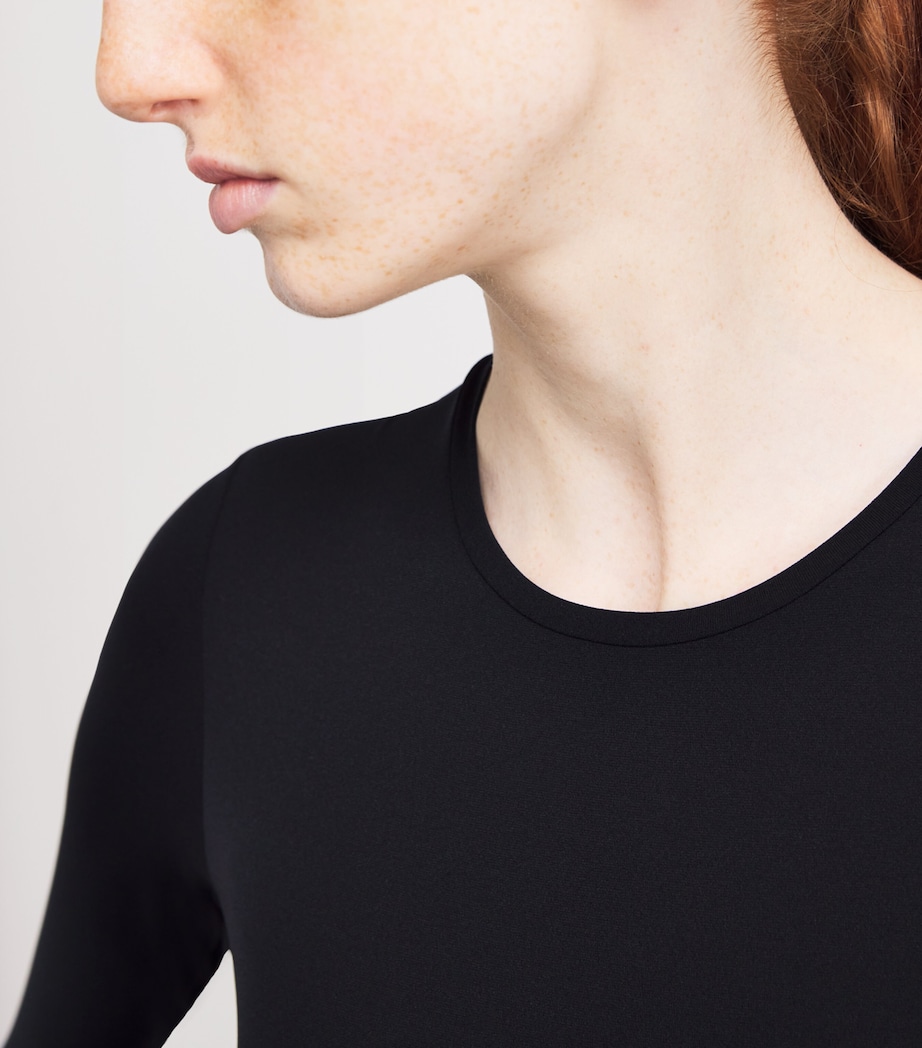 Dropped-Waist Catrin Maxi Dress BLACK Image 4