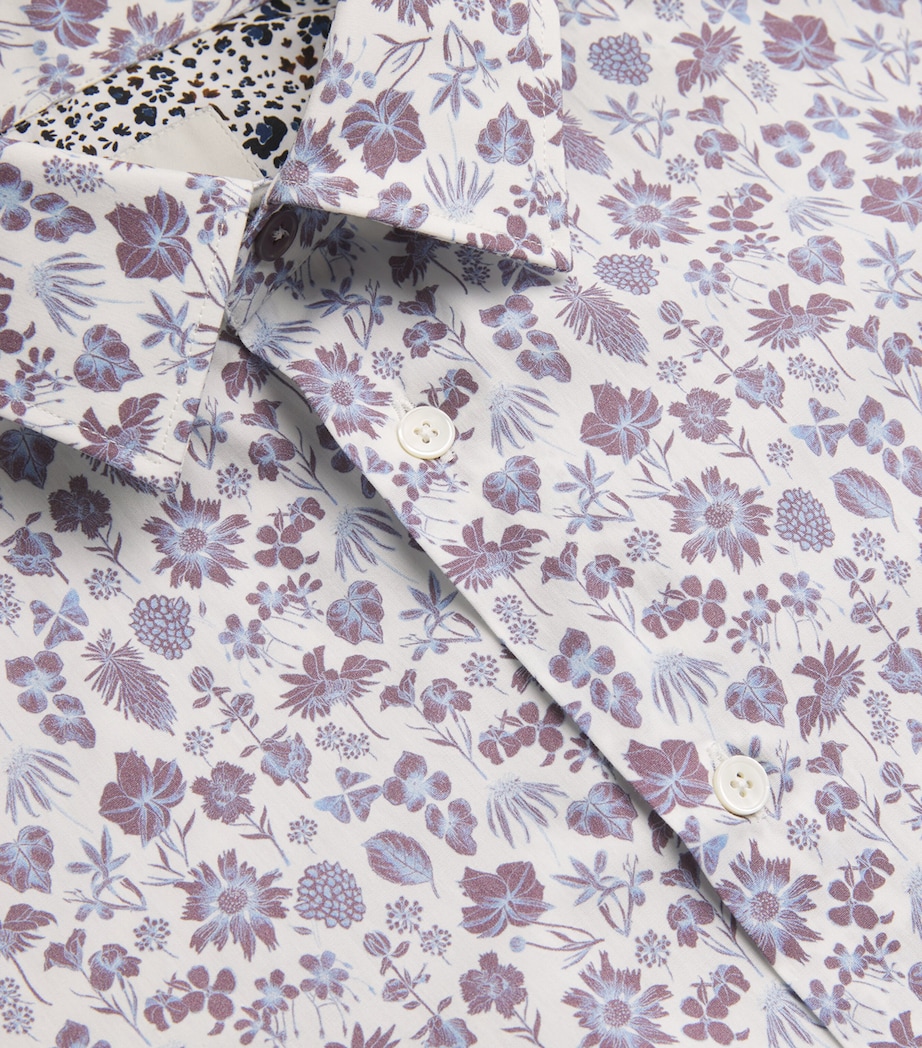 Cotton Liberty Print Shirt 01_WHITE Image 5