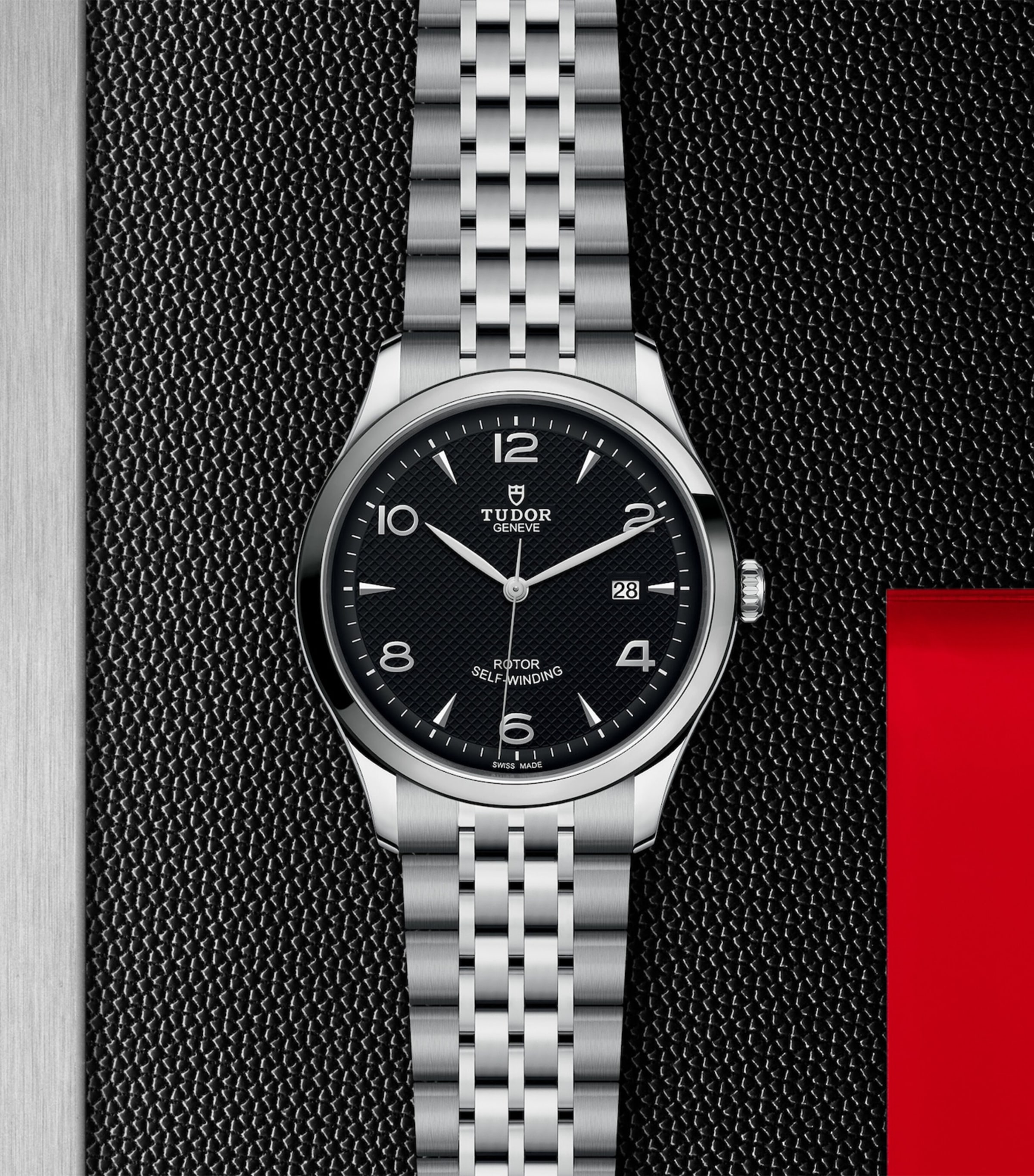 1926 Stainless Steel Watch 41mm BLACK Image 2