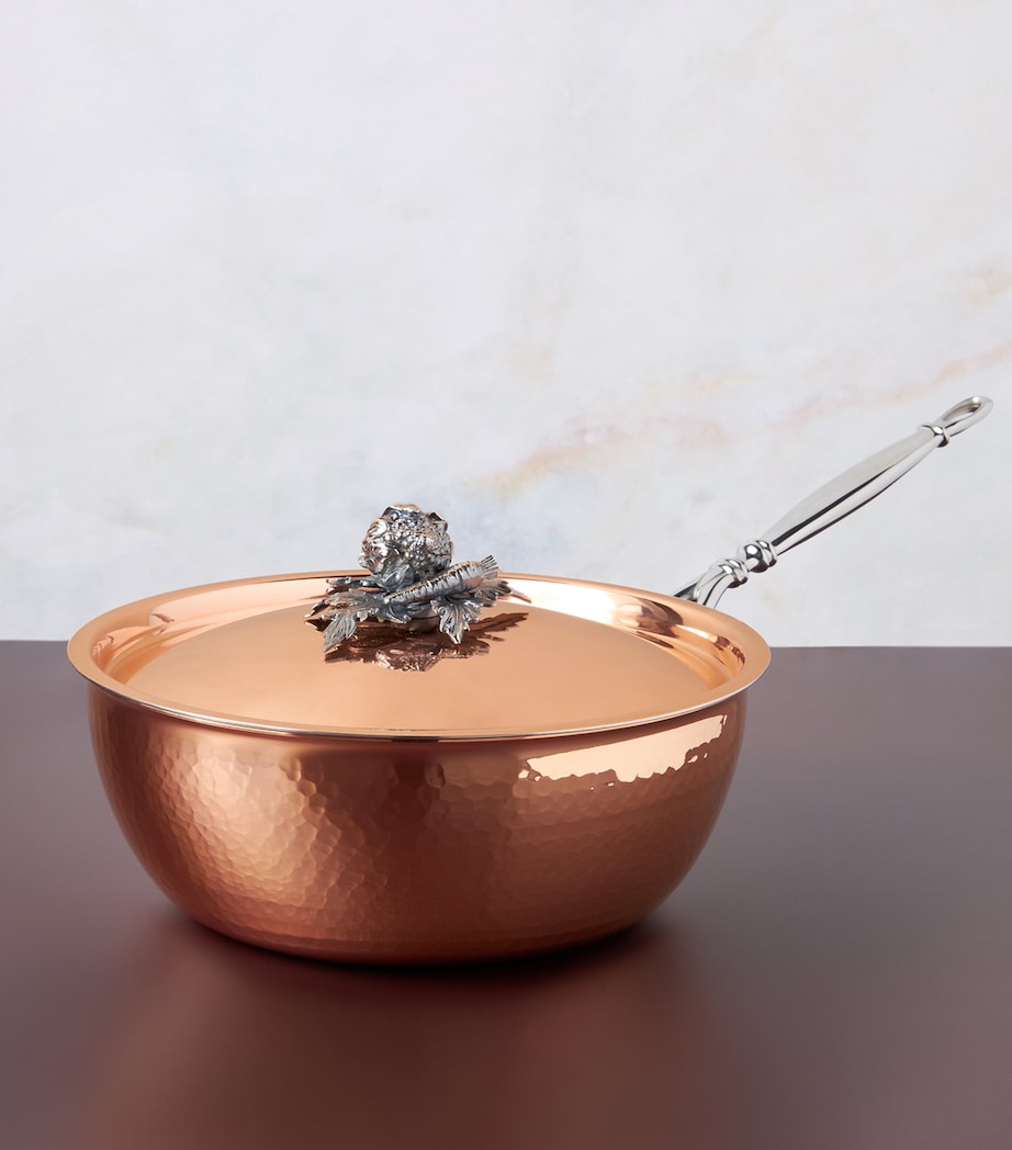 Ruffoni Copper Opus Cupra Chef Pot with Lid (24cm) Copper Image 2