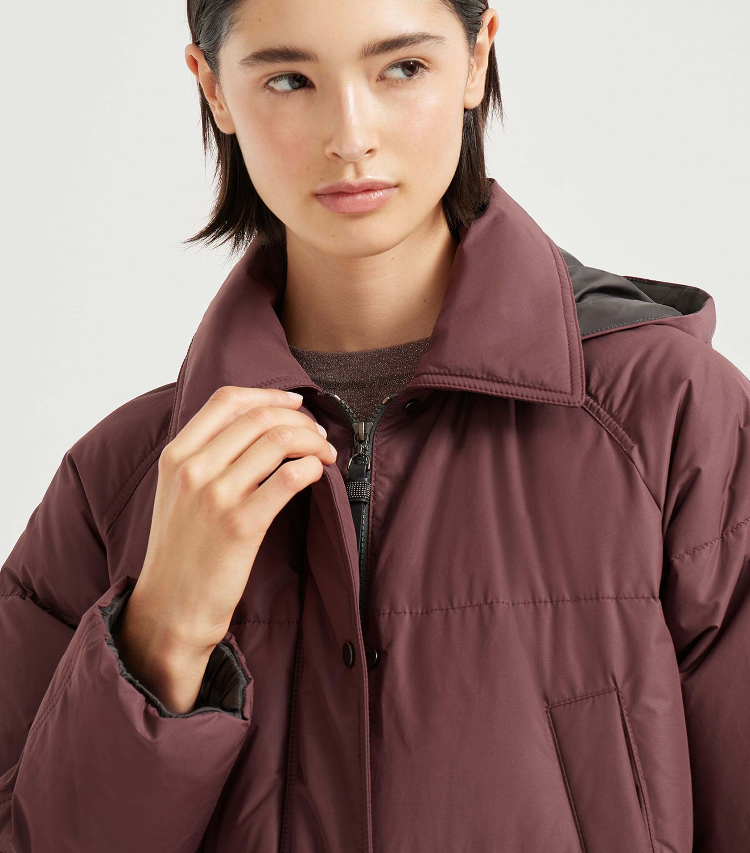 Technical Padded Hooded Jacket CFS36 Image 2
