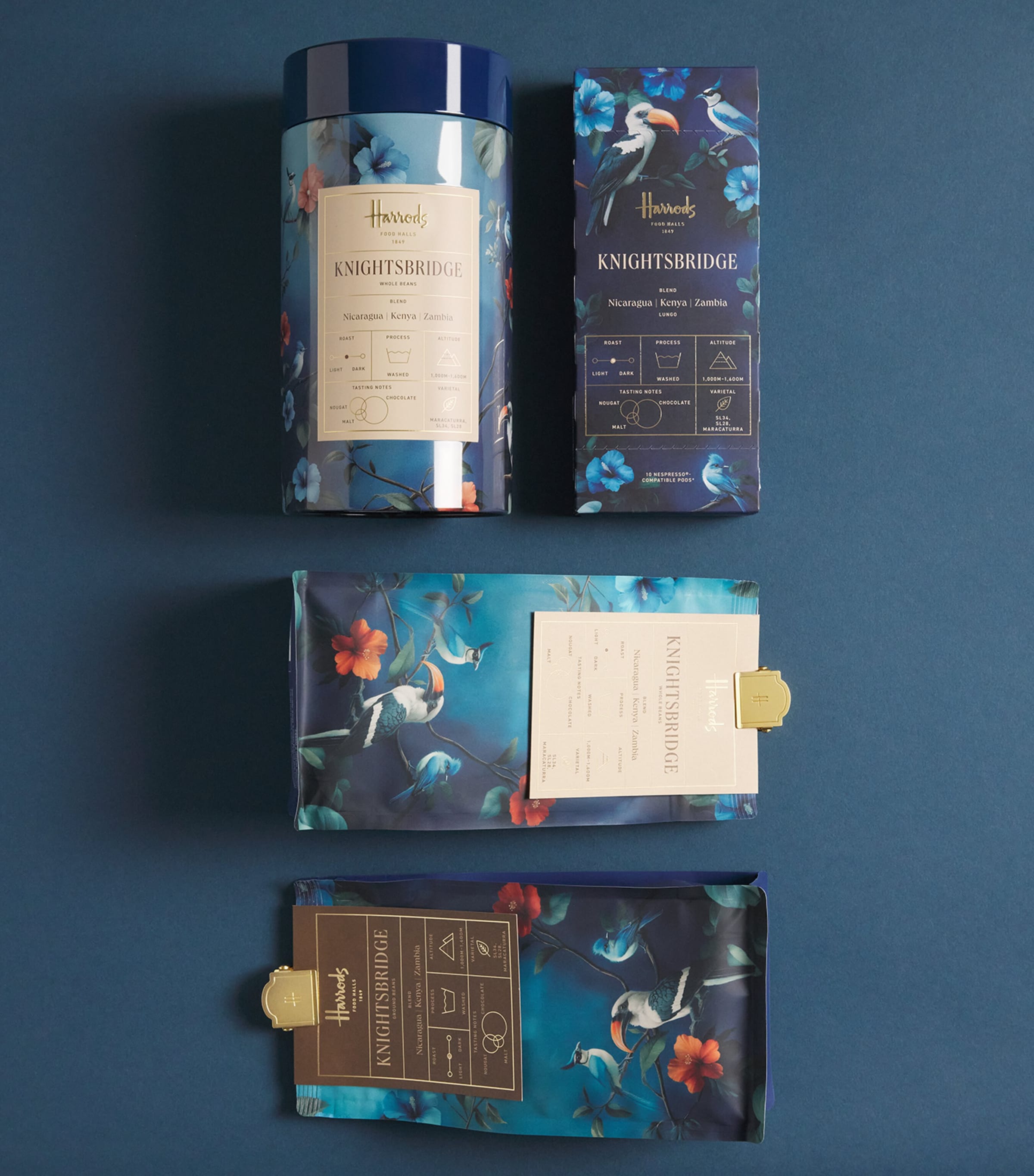 Harrods Knightsbridge Blend Coffee Beans (250g) Image 3