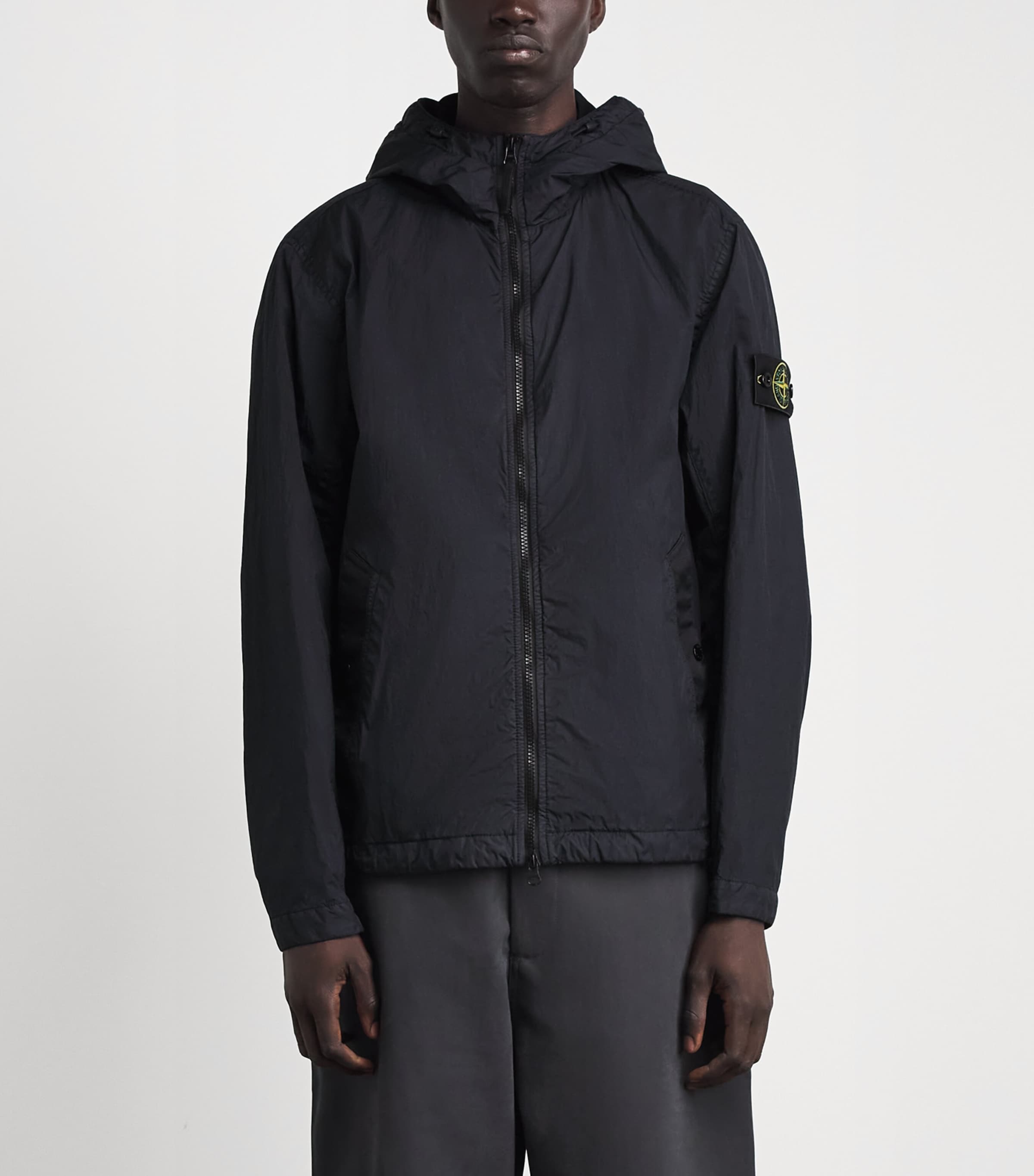 Stone Island Mens Nylon Crinkle Reps Jacket Image 4