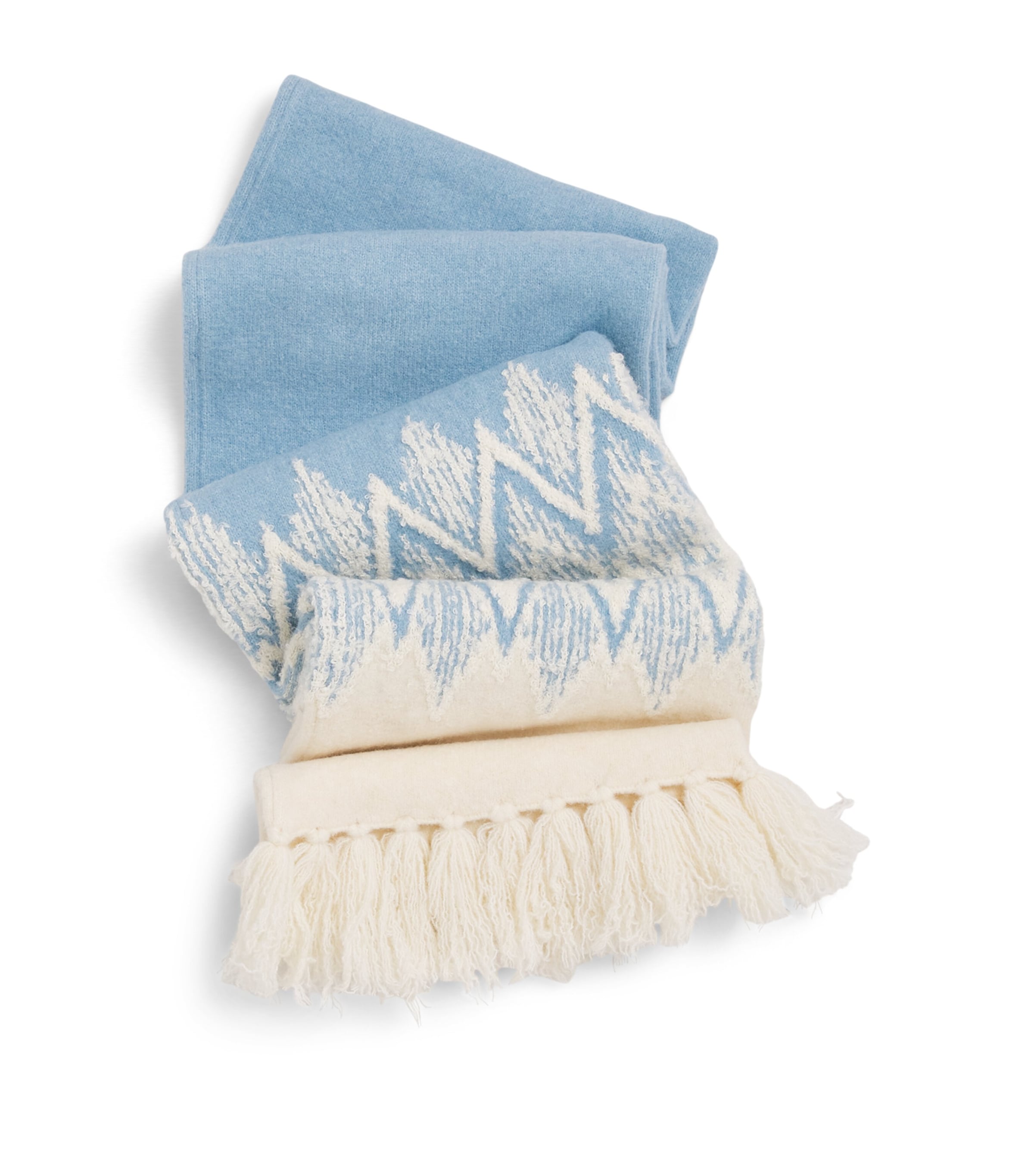 Fair Isle Sebastian 2.0 Scarf ASHLEY BLUE Image 1