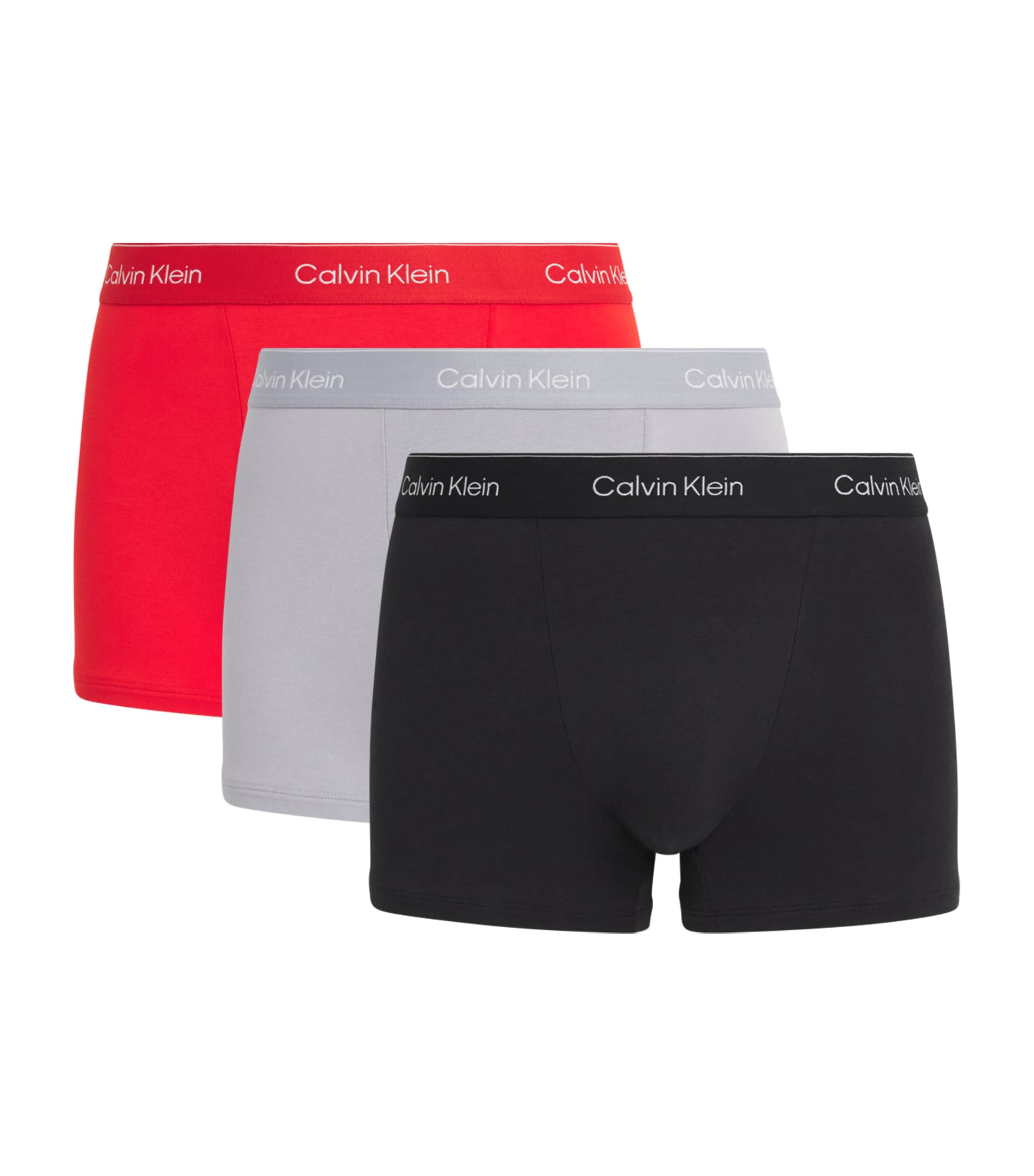 Calvin Klein Stretch Cotton Relaxed Icon Boxers In Multi