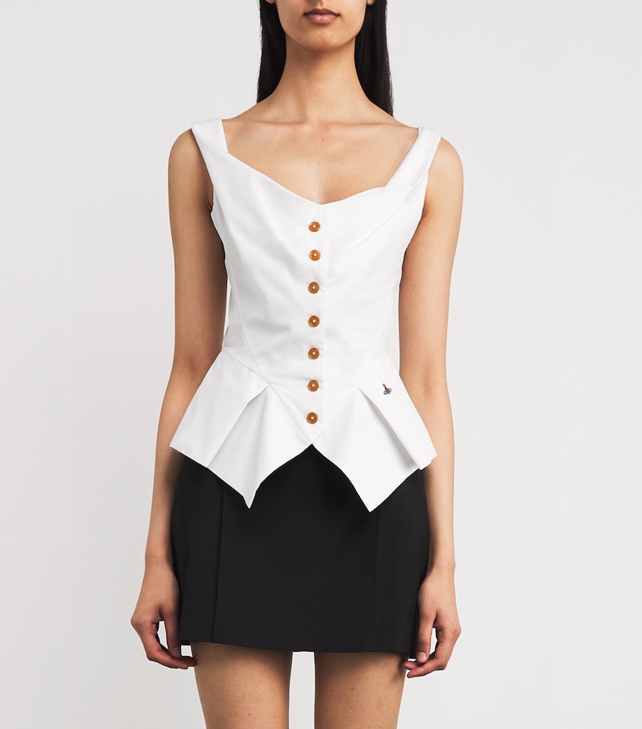 Monday Corset Top A401 WHITE Image 3