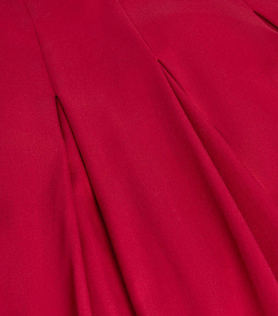 Isabelle Flared Midi Dress L626 DARK CHERRY Image 2